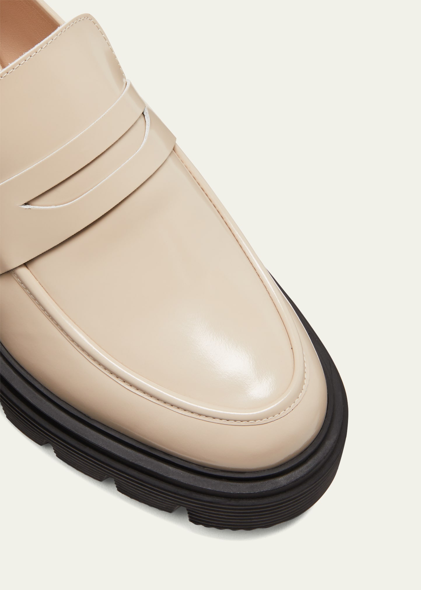 Stuart Weitzman Soho Leather Casual Penny Loafers