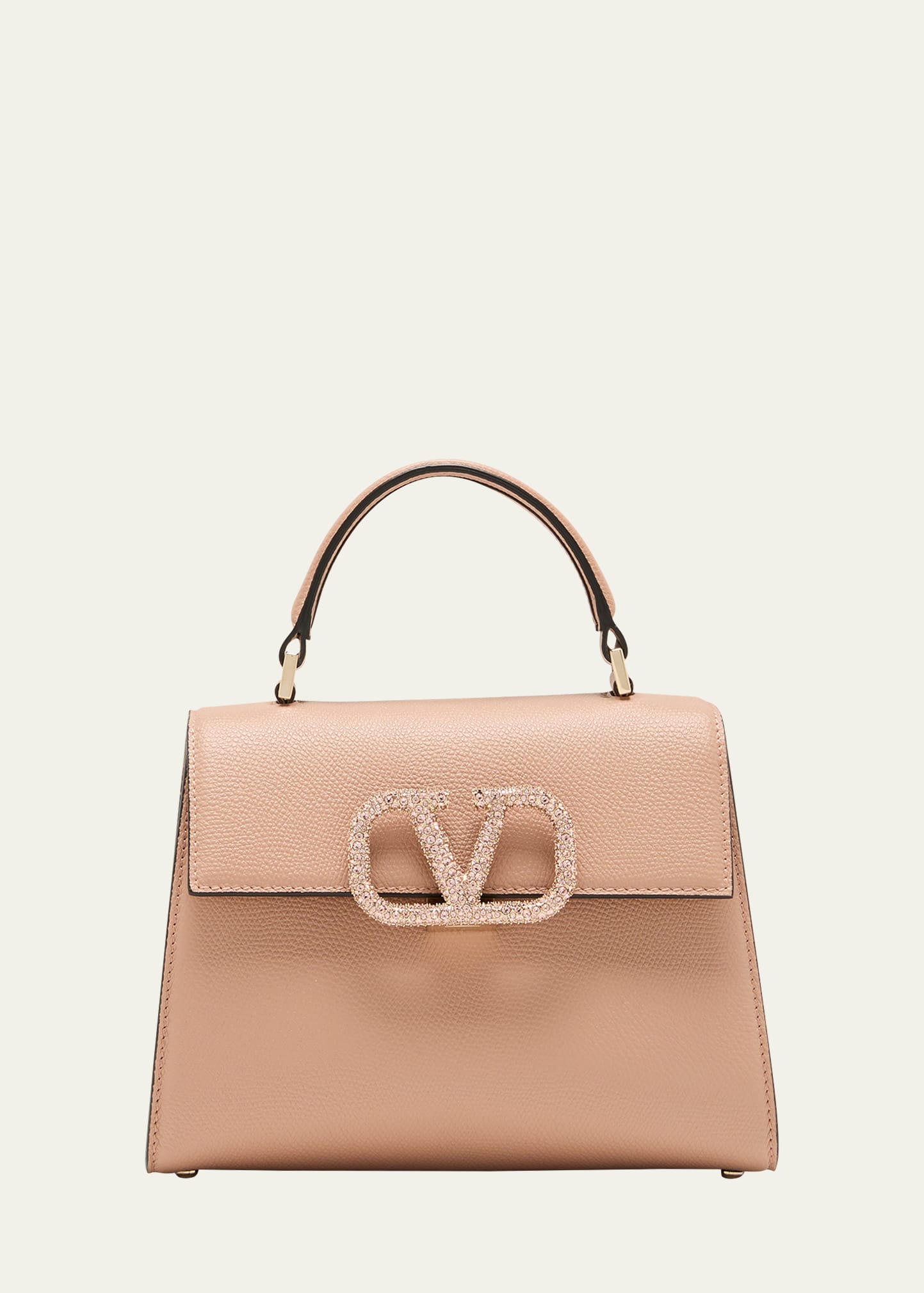 V Sling Micro Embellished Crossbody Bag in Pink - Valentino Garavani