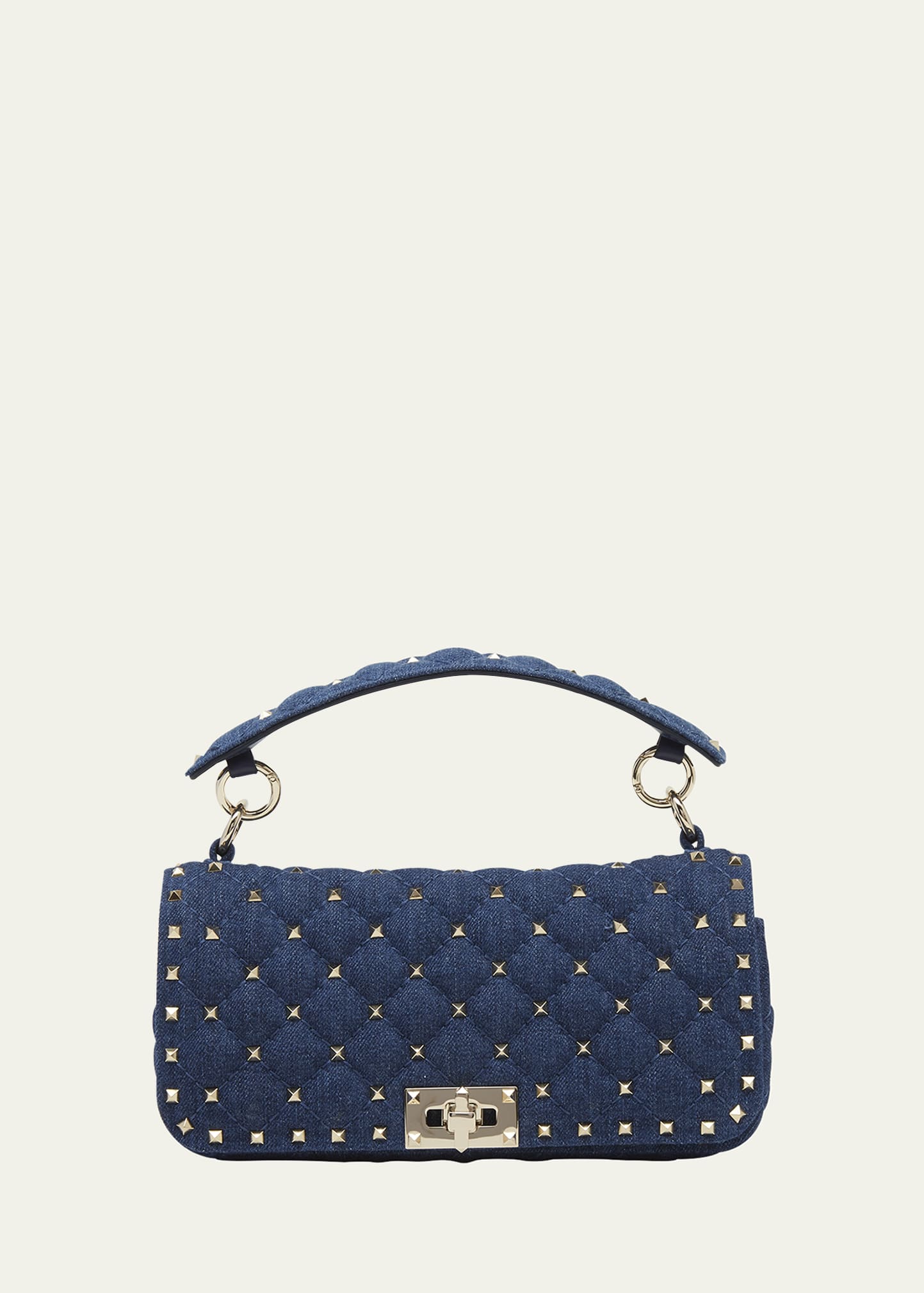 Blue valentino rockstud on sale bag