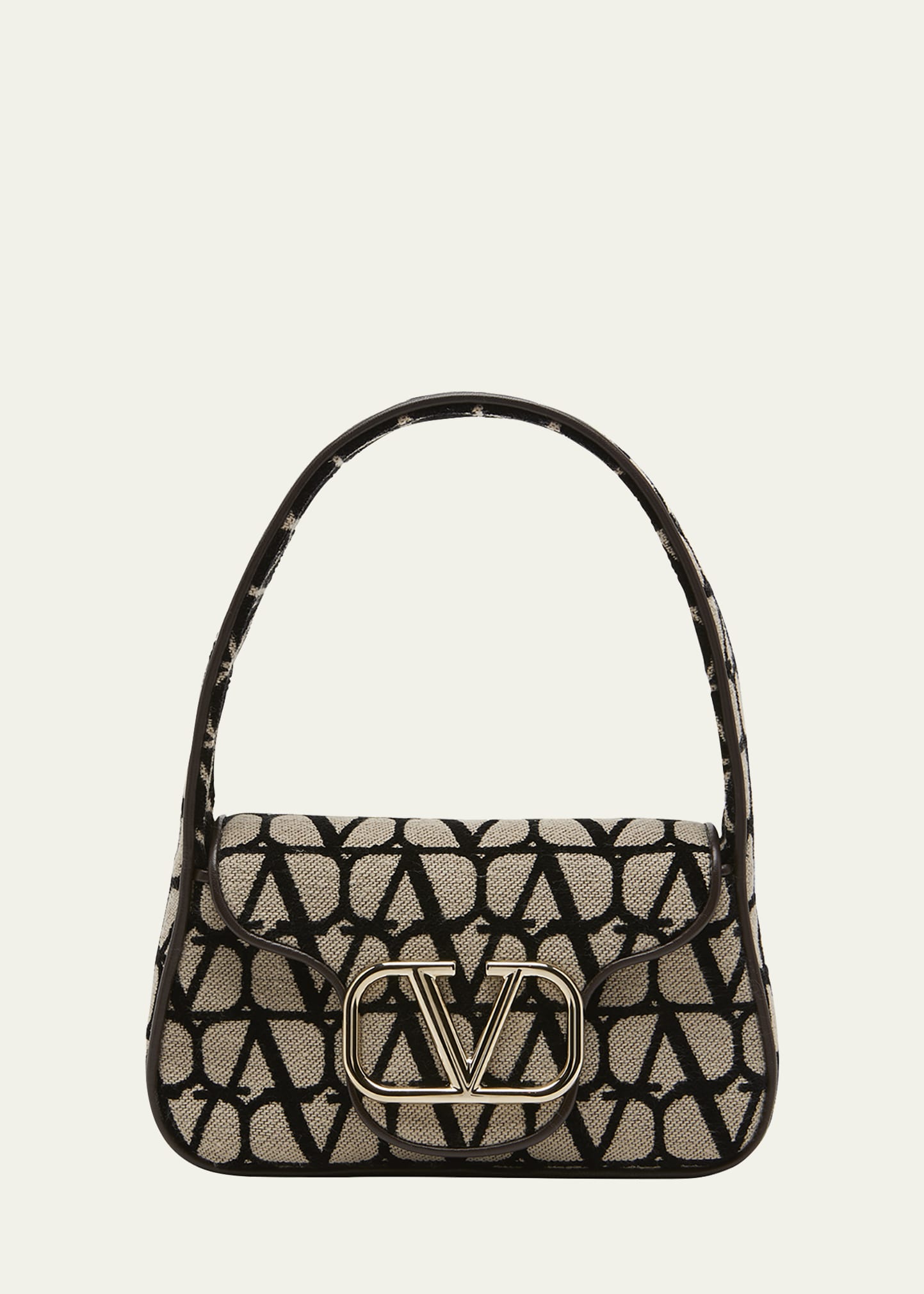 Valentino Garavani VLOGO Iconographe Mini Canvas Bucket Bag