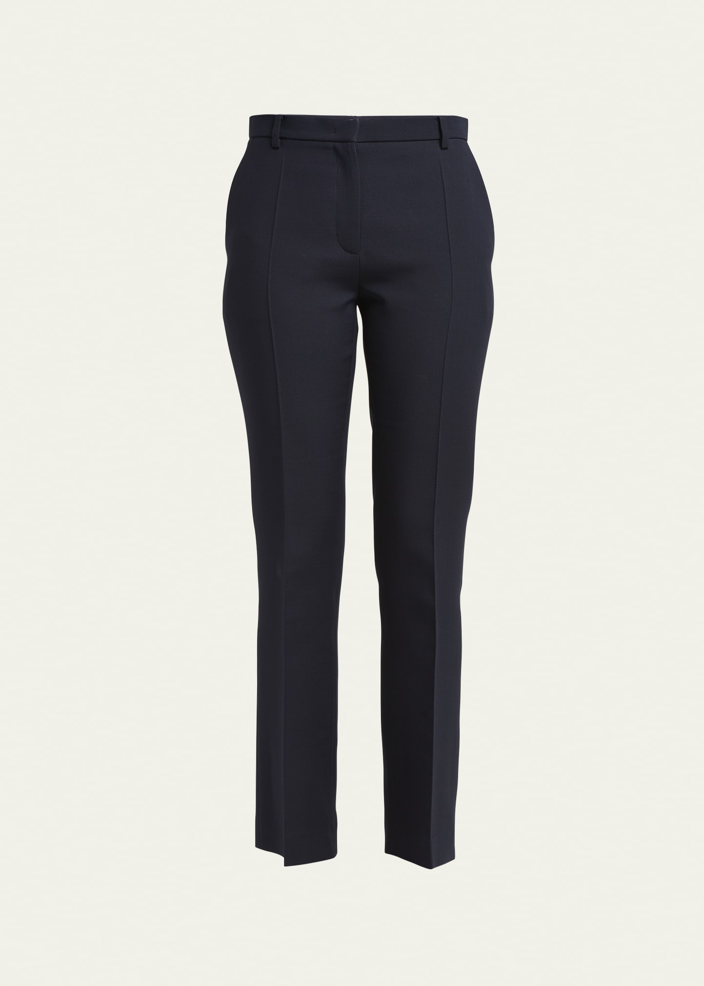 CrÃªpe Couture mid-rise slim pants