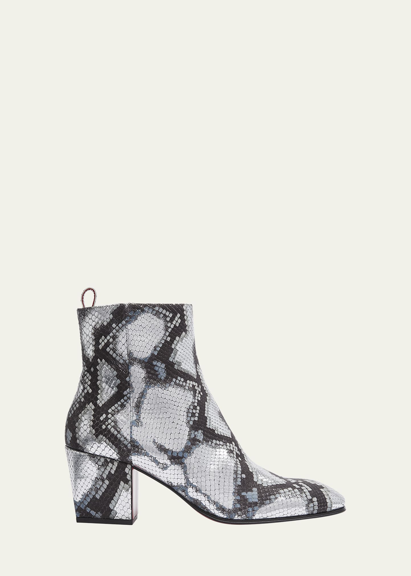 Christian louboutin cheap snakeskin boots