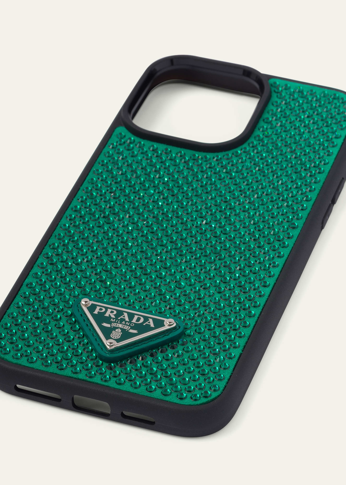PRADA iPhoneケース　14pro Prada Men's Saffiano Leather iPhone 14 Pro Max Phone Case