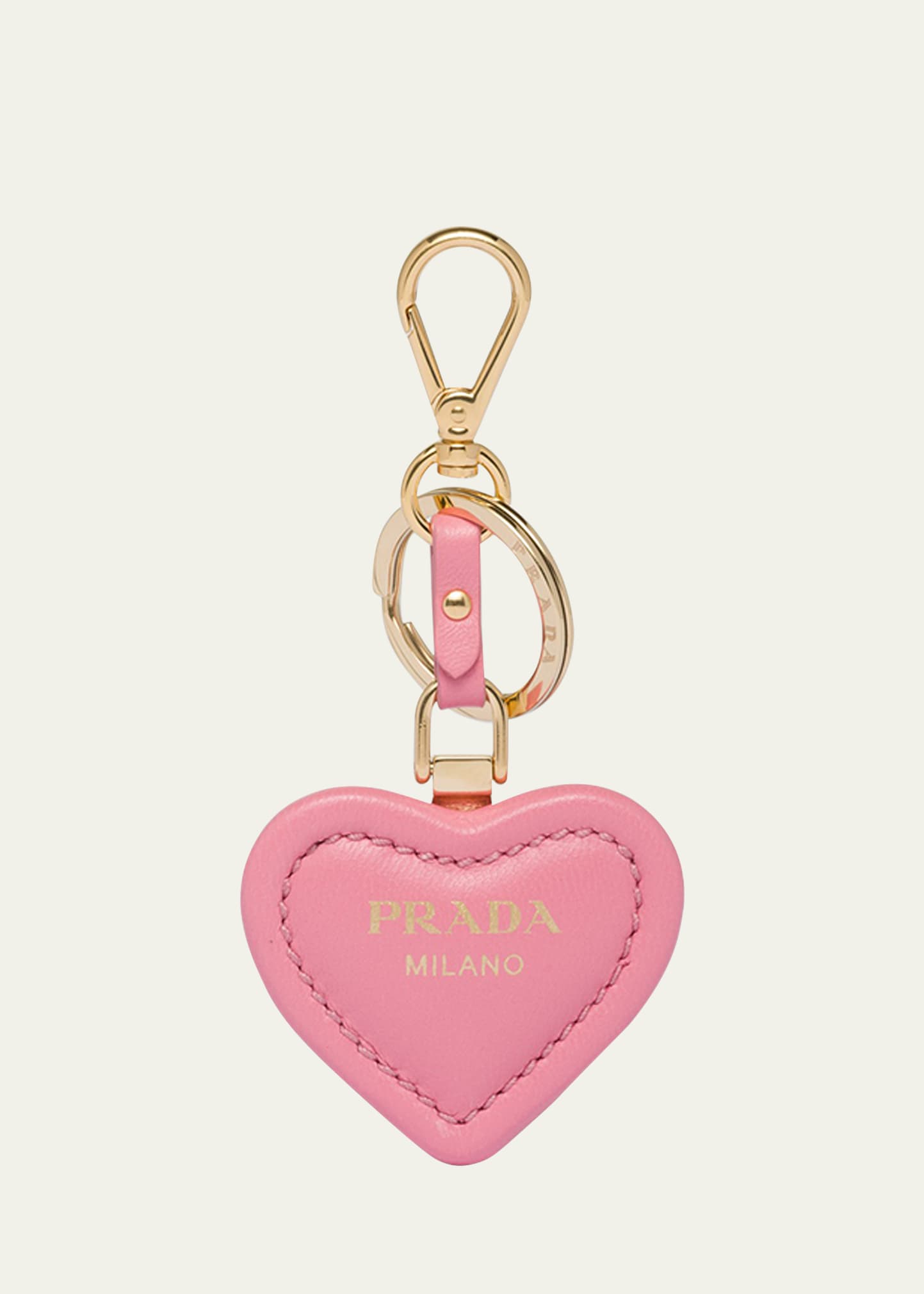 Prada 2025 heart keychain