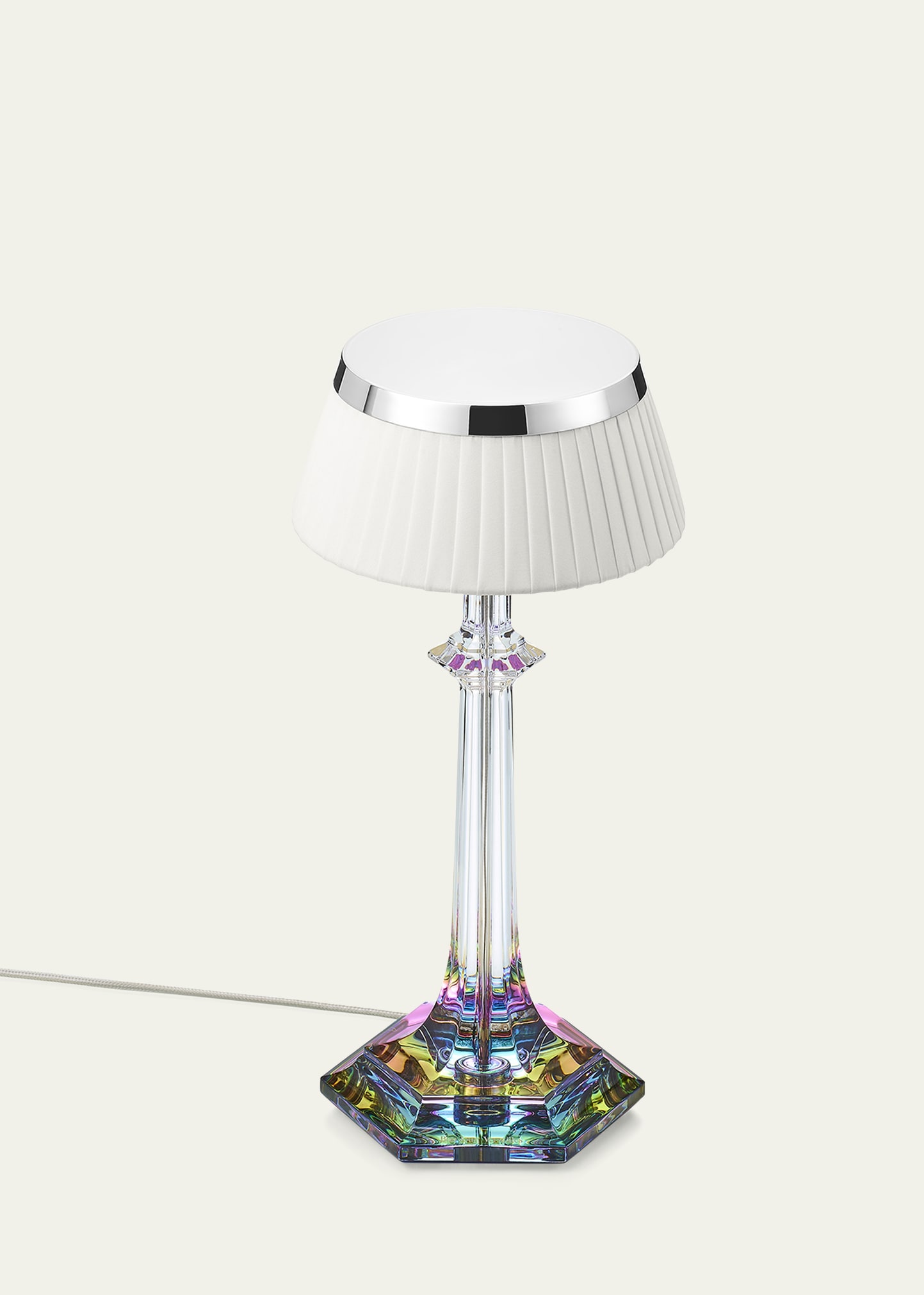 Baccarat Bon Jour Versailles Iridescent Lamp, 10.5