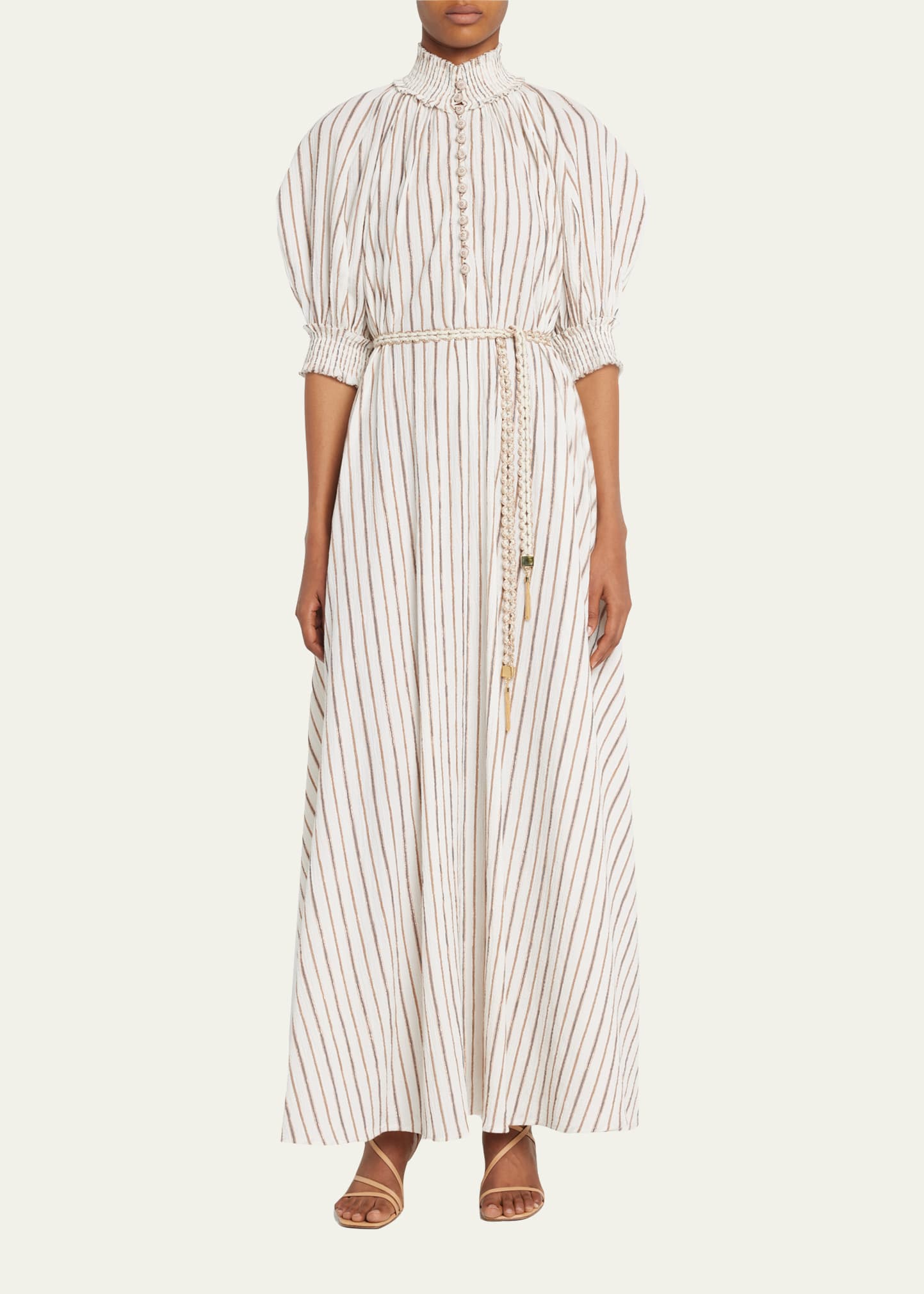 Zimmermann Devi Striped Swing Maxi Dress - Bergdorf Goodman