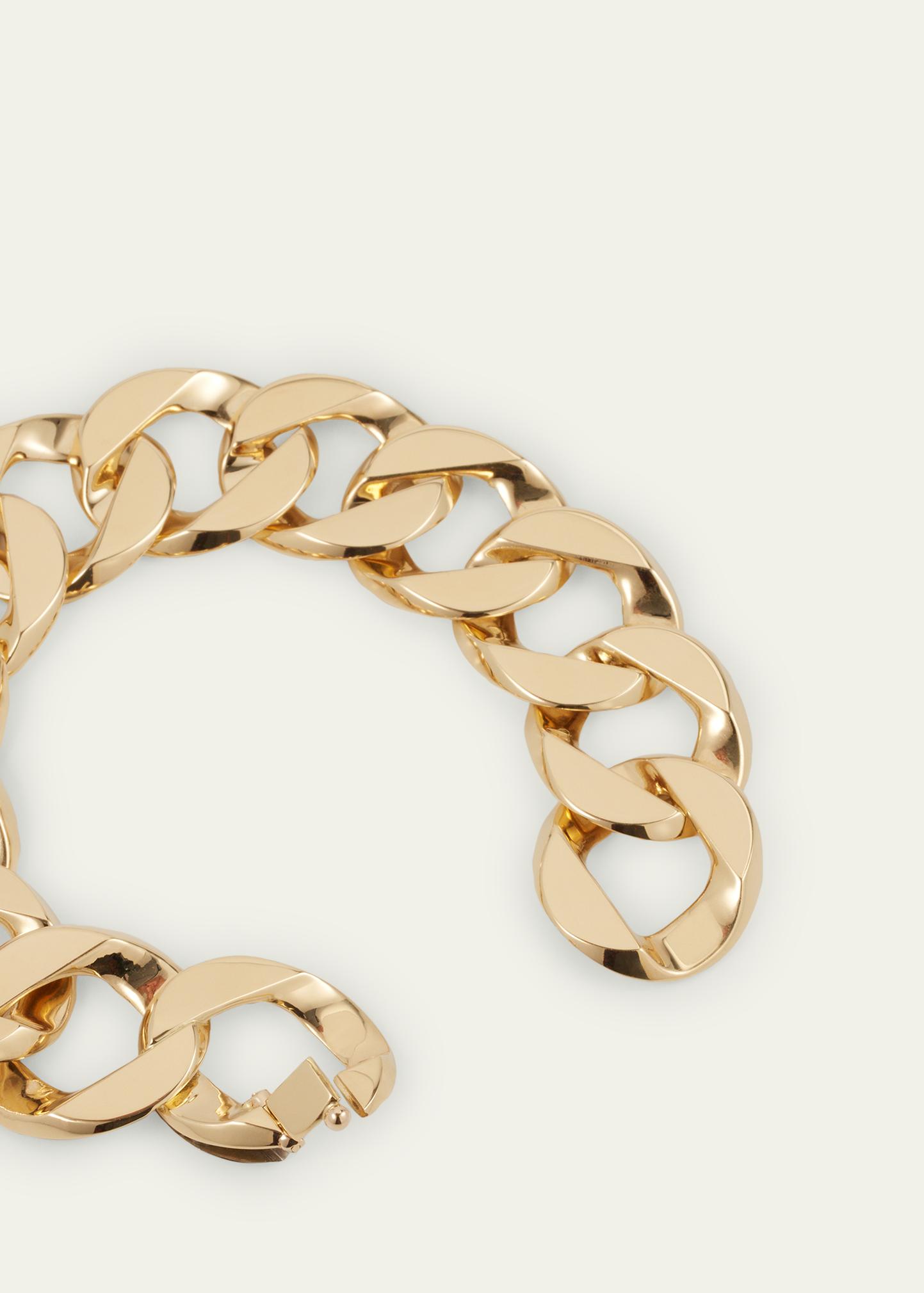 Verdura 18K Yellow Gold Curb Link Bracelet - Bergdorf Goodman