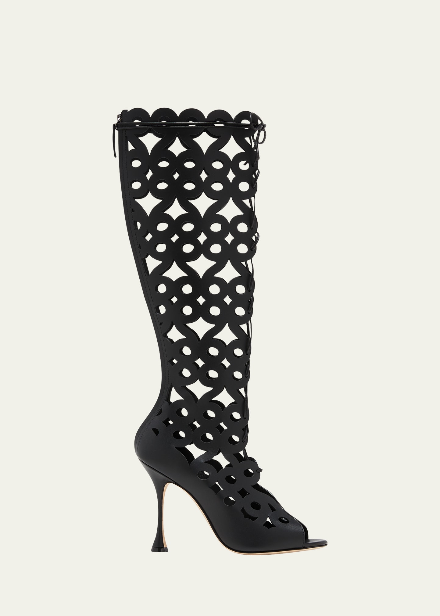 Manolo blahnik on sale knee high boots