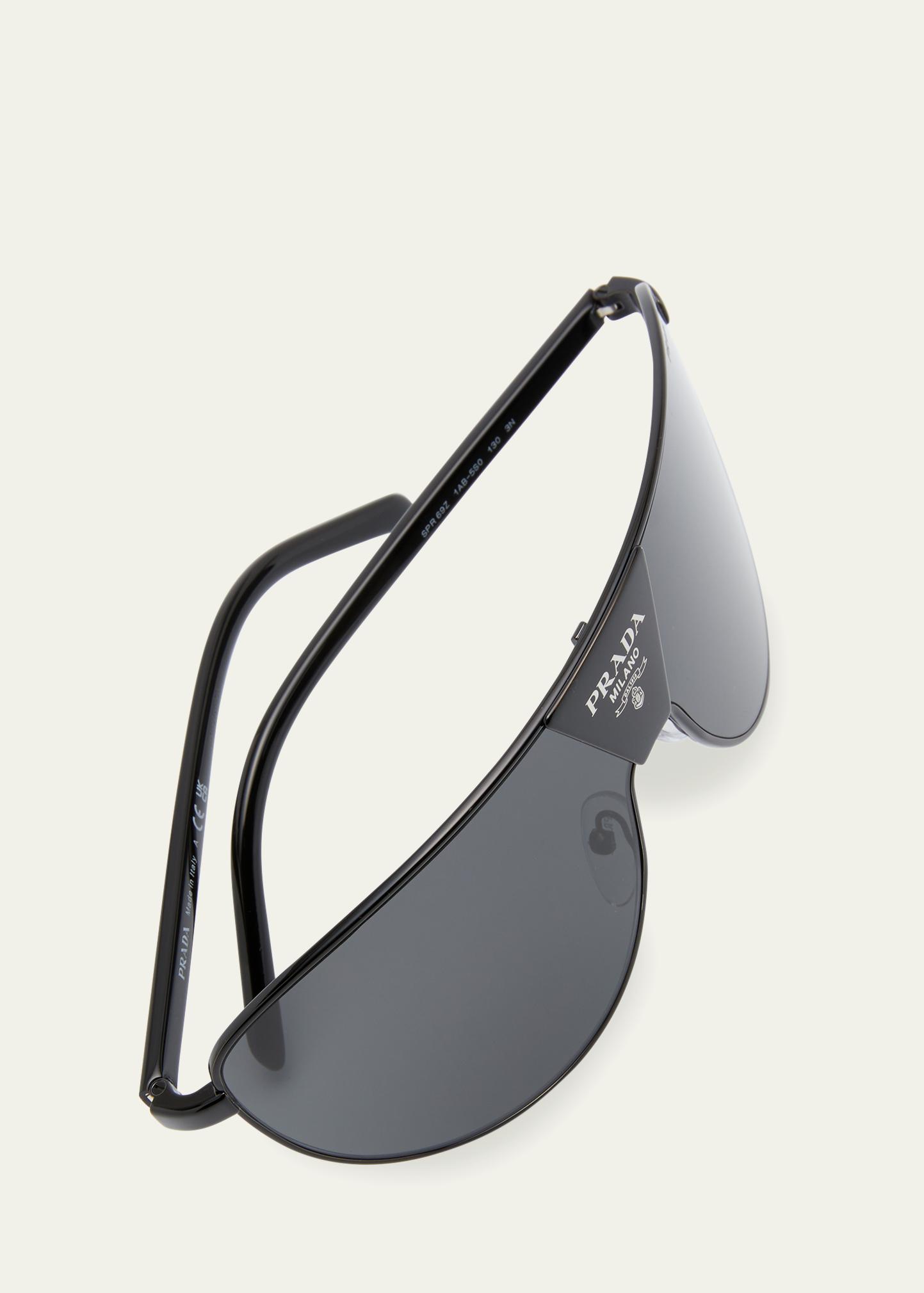 Prada PR 69ZS Mixed-Media Rectangle Sunglasses - Bergdorf Goodman
