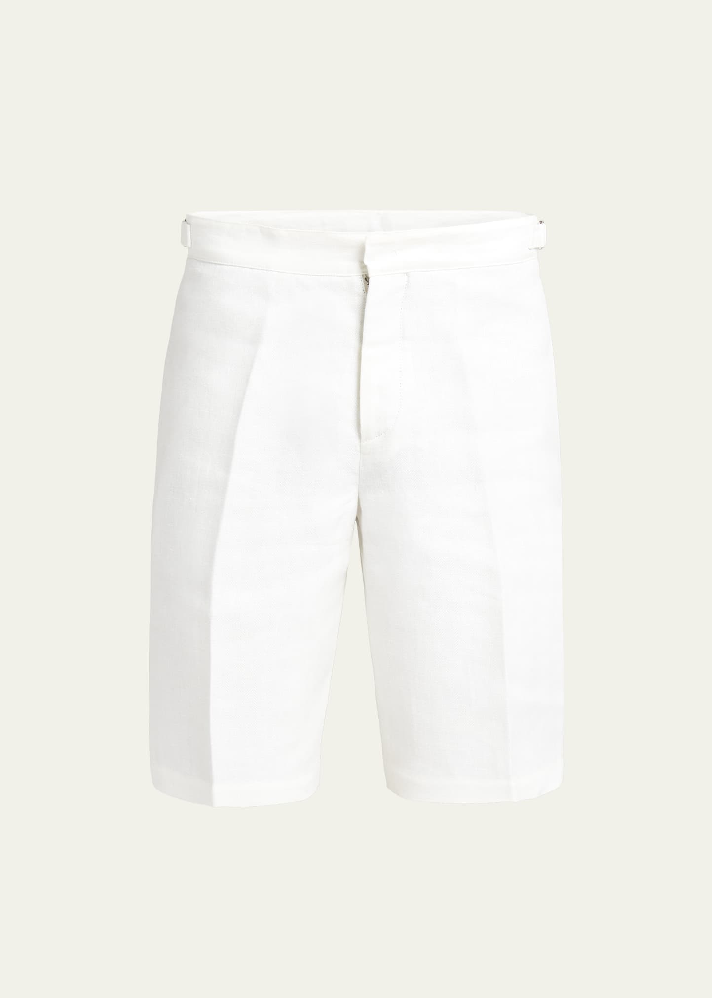 Loro Piana Men's Bizen Cotton-Linen Bermuda Cargo Shorts - Bergdorf Goodman