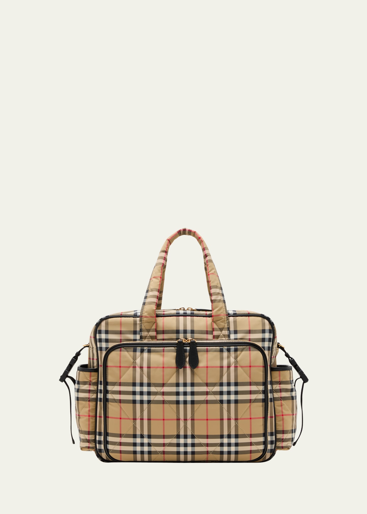 Burberry parker vintage check diaper bag new arrivals