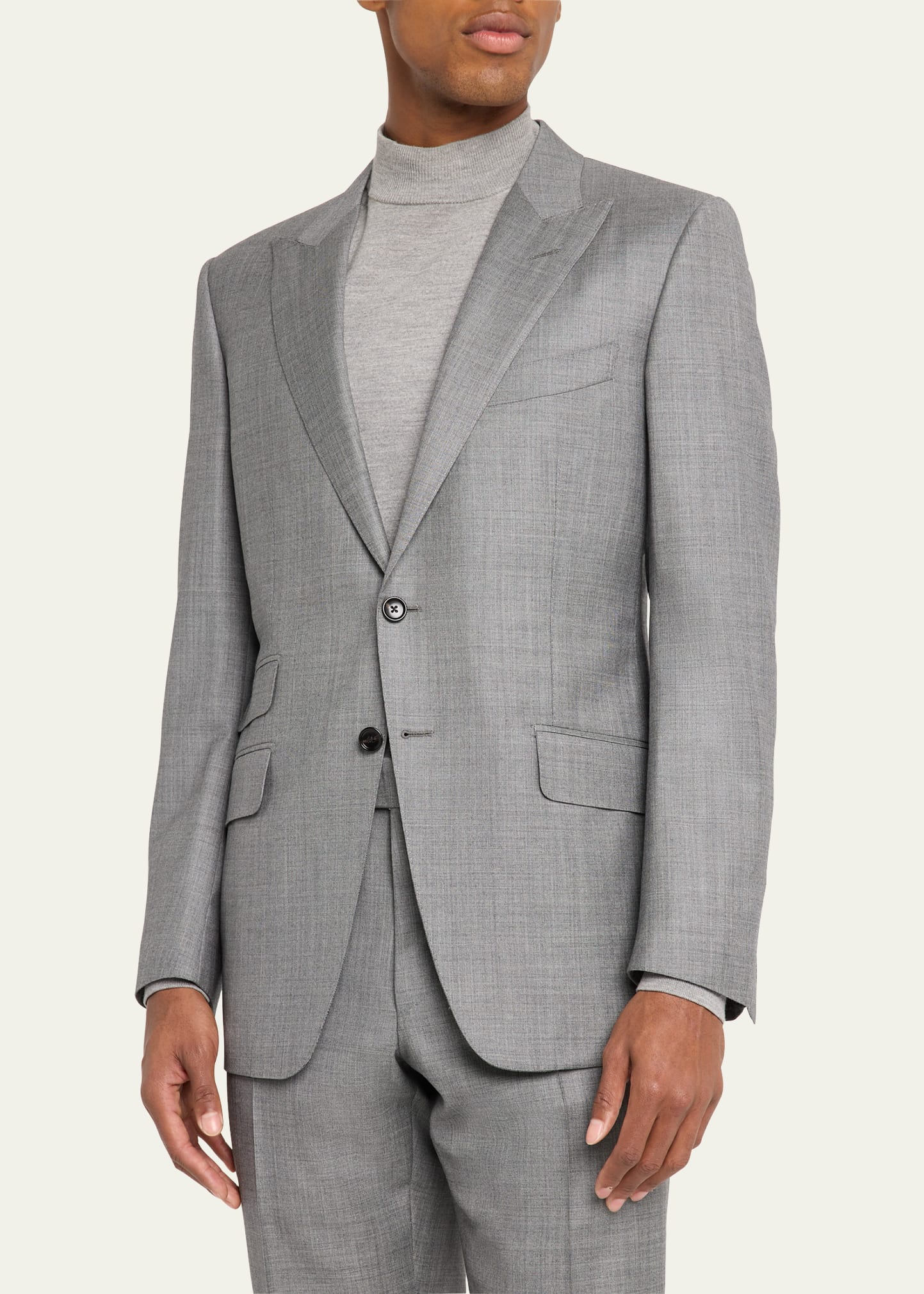 TOM FORD ベージュ スーツ 7-46 R TOM FORD ベージュ スーツ 7-46 R