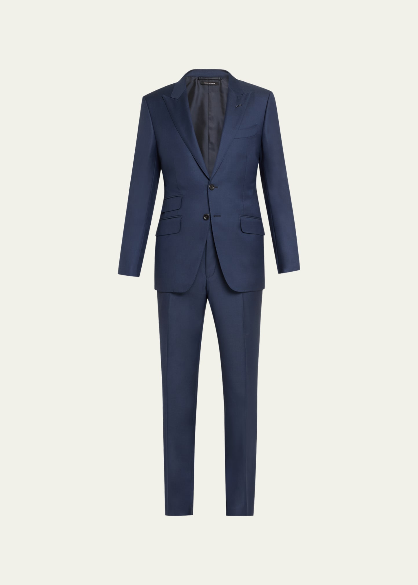 TOM FORD ベージュ スーツ 7-46 R Tom Ford , Atticus Houndstooth Suit in Multicolor BNWT 46 IT