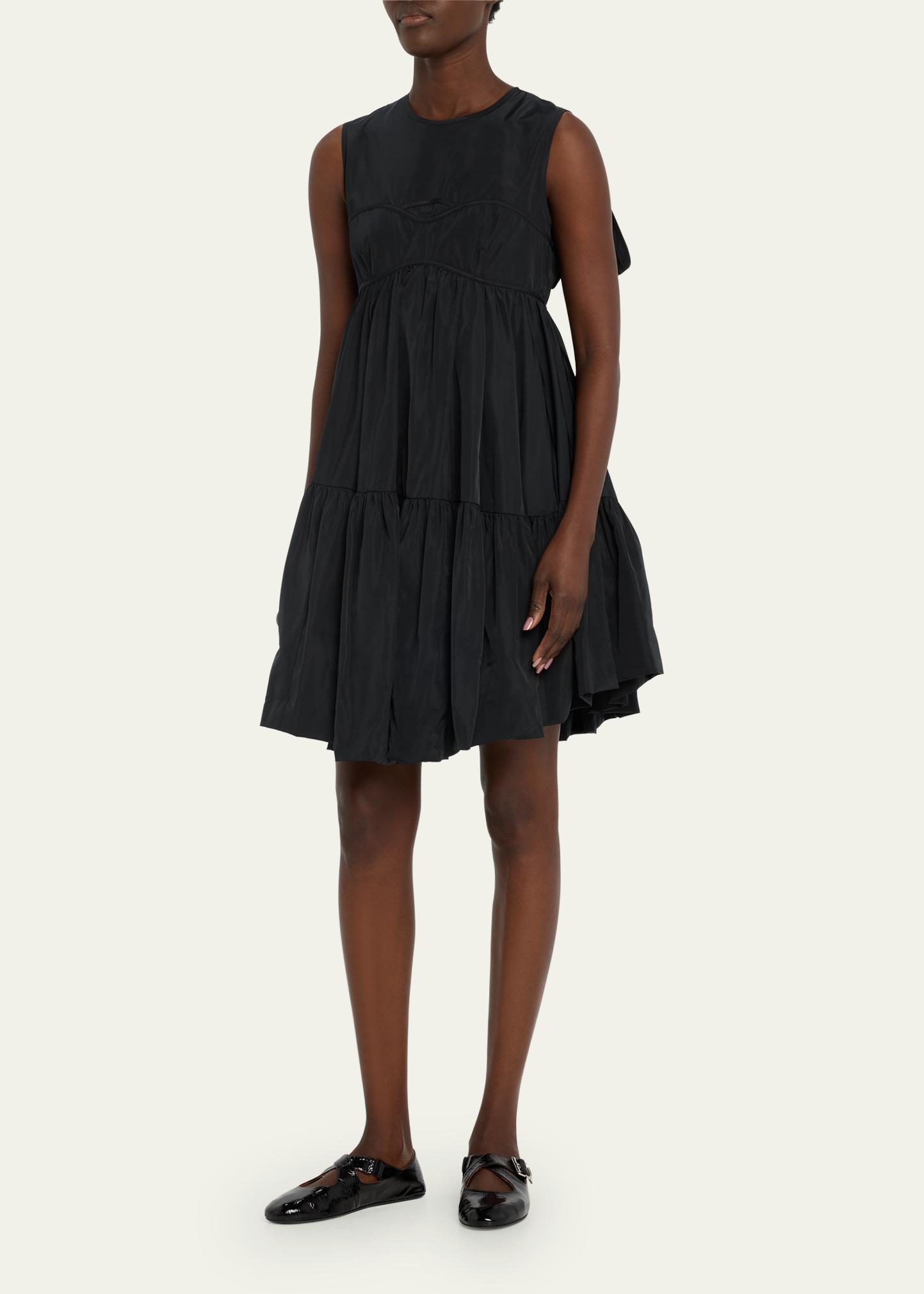 Cecilie Bahnsen Divya Cutout Bubble-Hem Mini Dress - Bergdorf Goodman