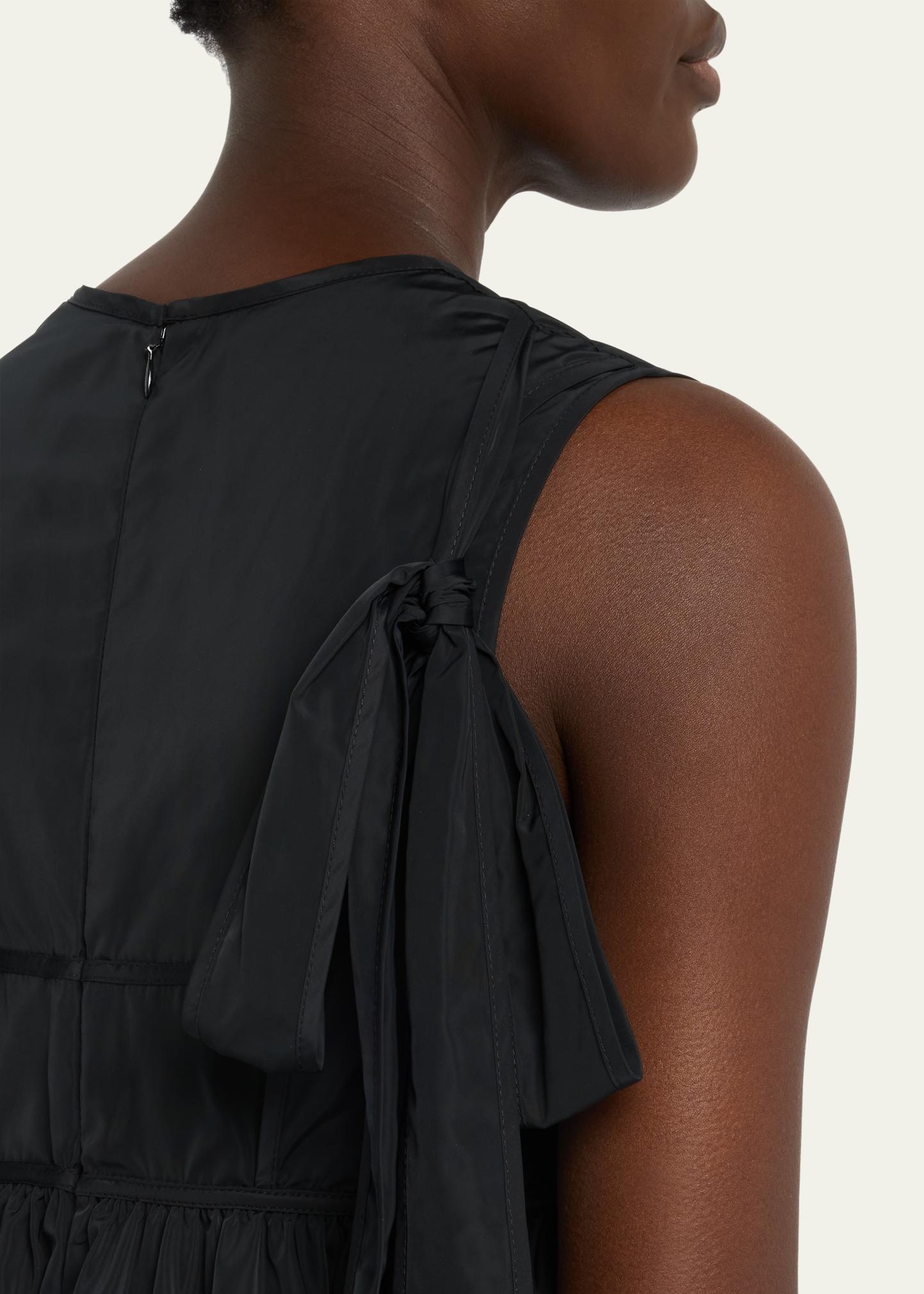 Cecilie Bahnsen Divya Cutout Bubble-Hem Mini Dress - Bergdorf Goodman