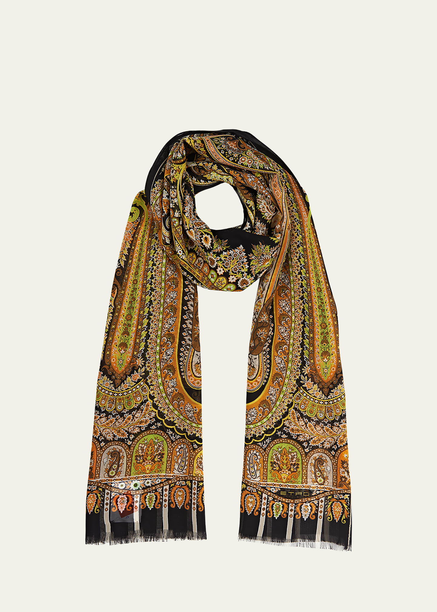 Paisley best sale silk scarf