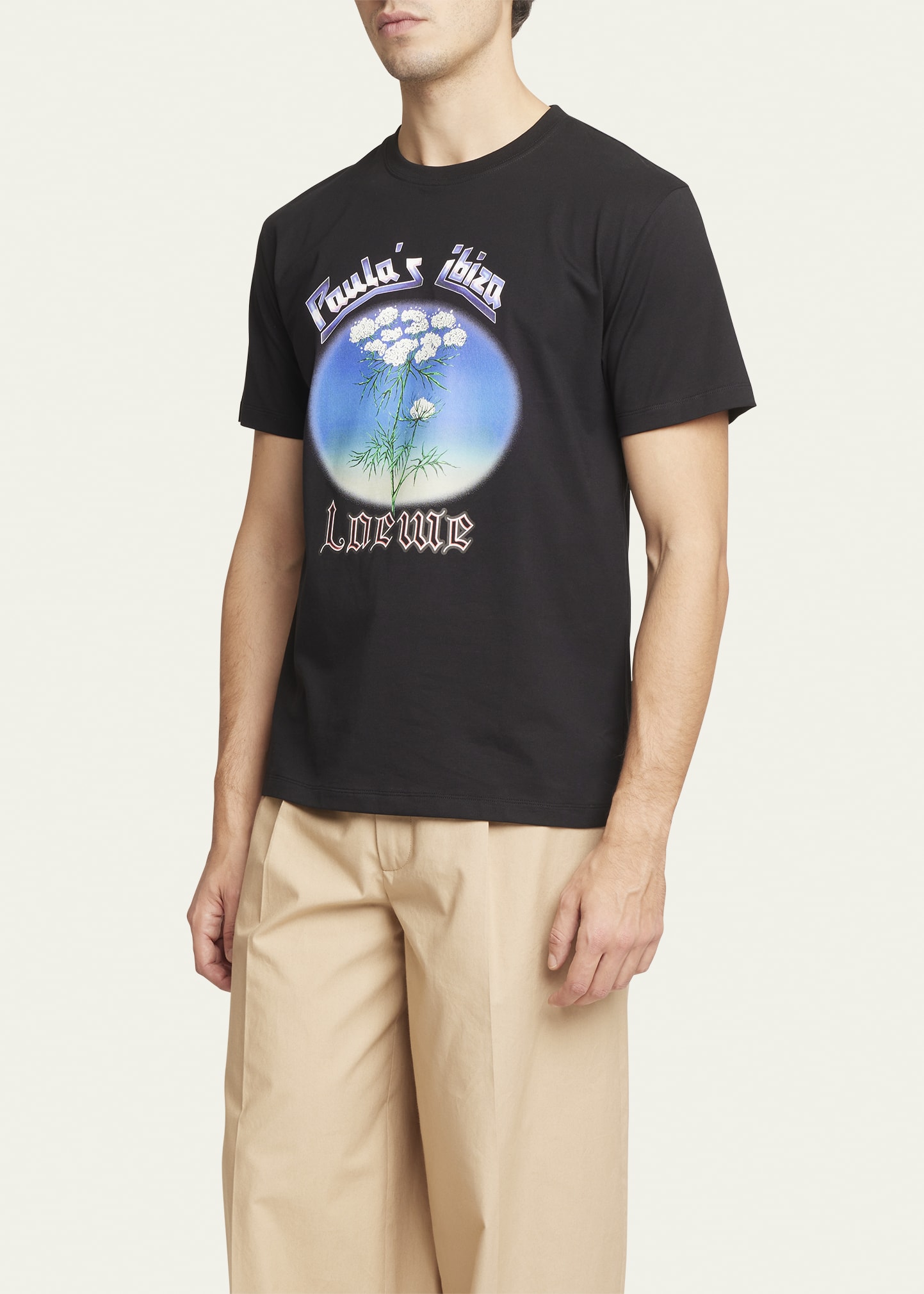 LOEWE Paula’s Ibiza フェンネル Tシャツ Loewe x Paula's Ibiza Men's Fennel Graphic T-Shirt