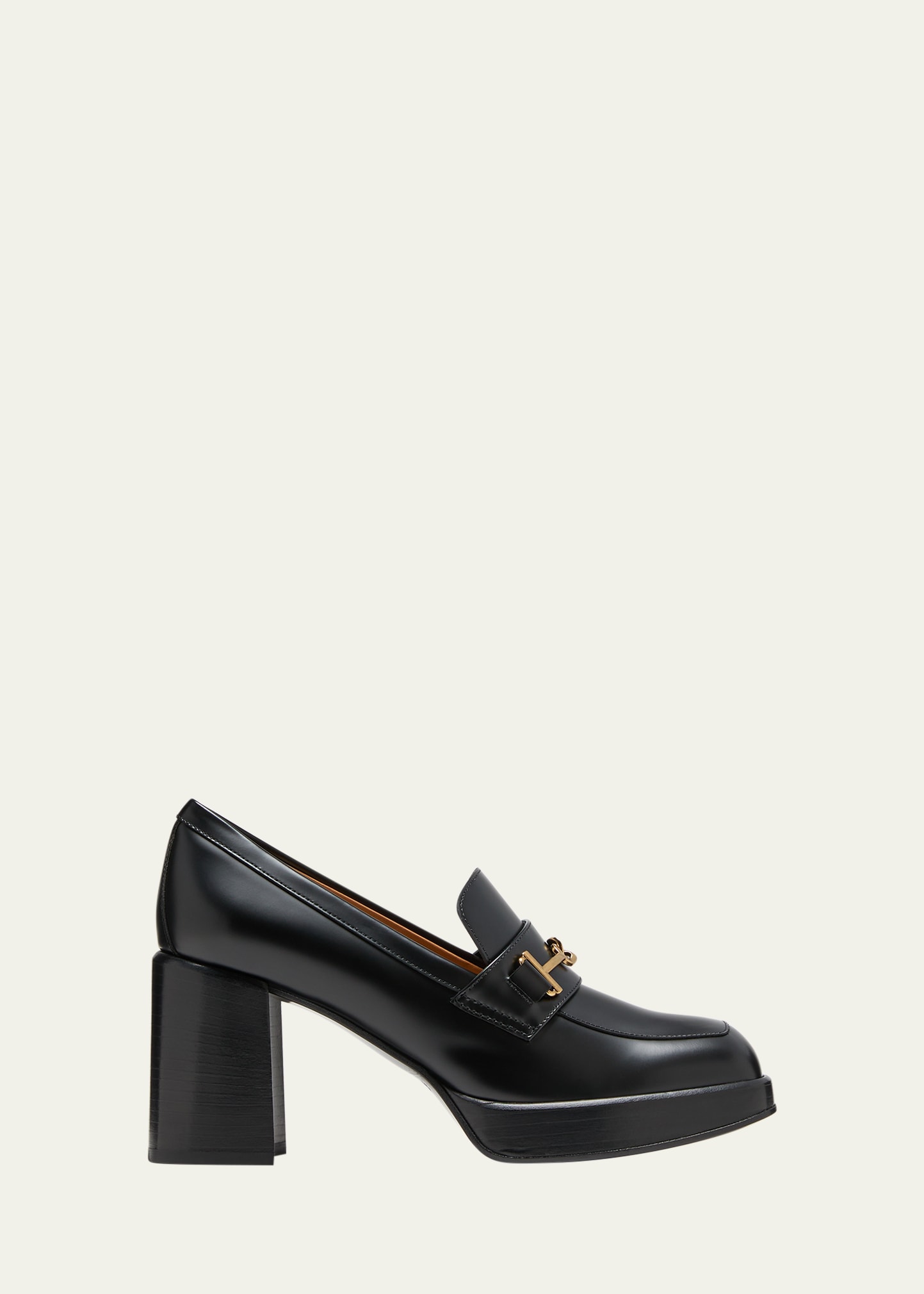 Versace Zip-Detailed Block Heel Loafers - www.stedile.com.br