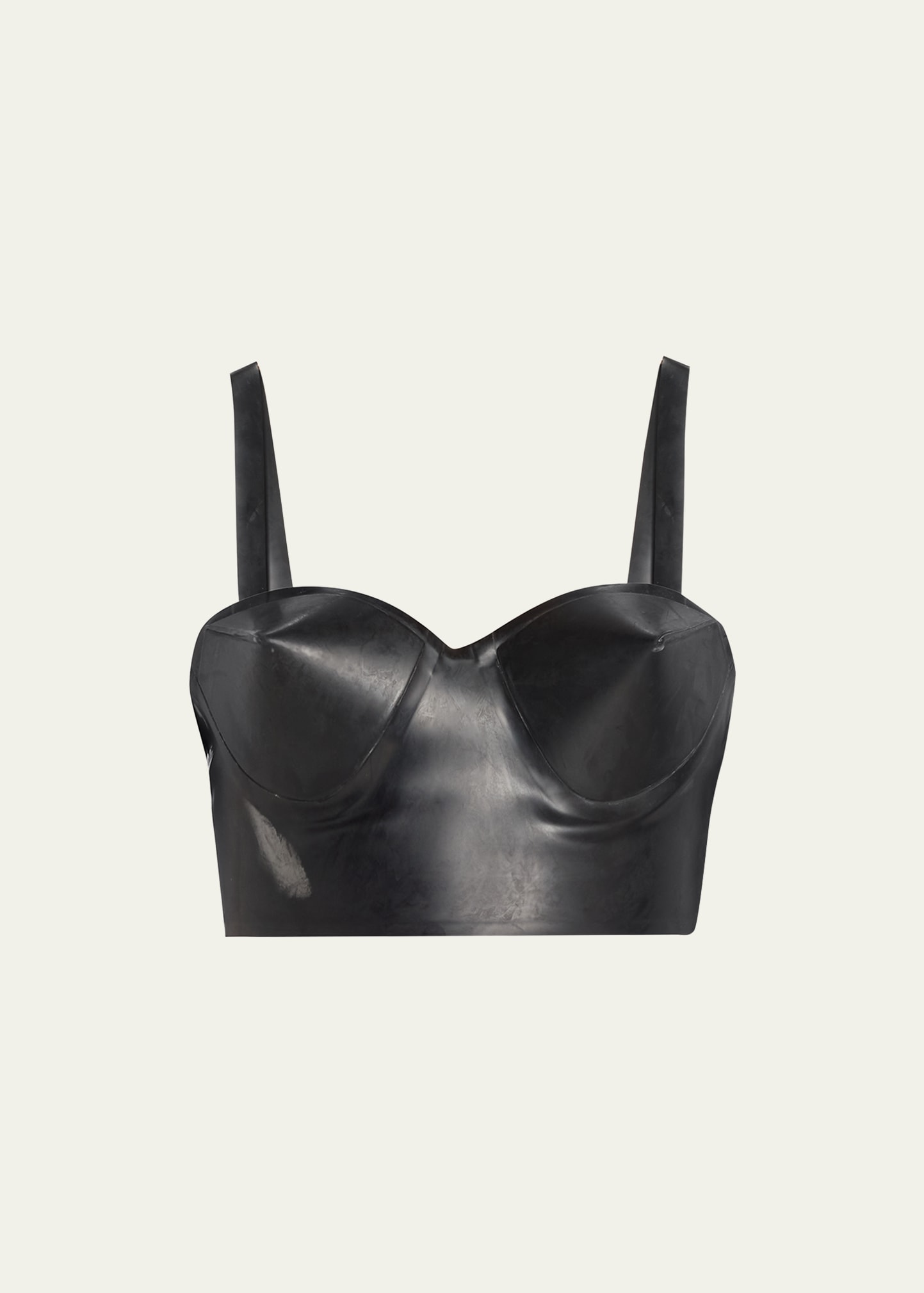 Maison Margiela Latex Cone Bra - Bergdorf Goodman
