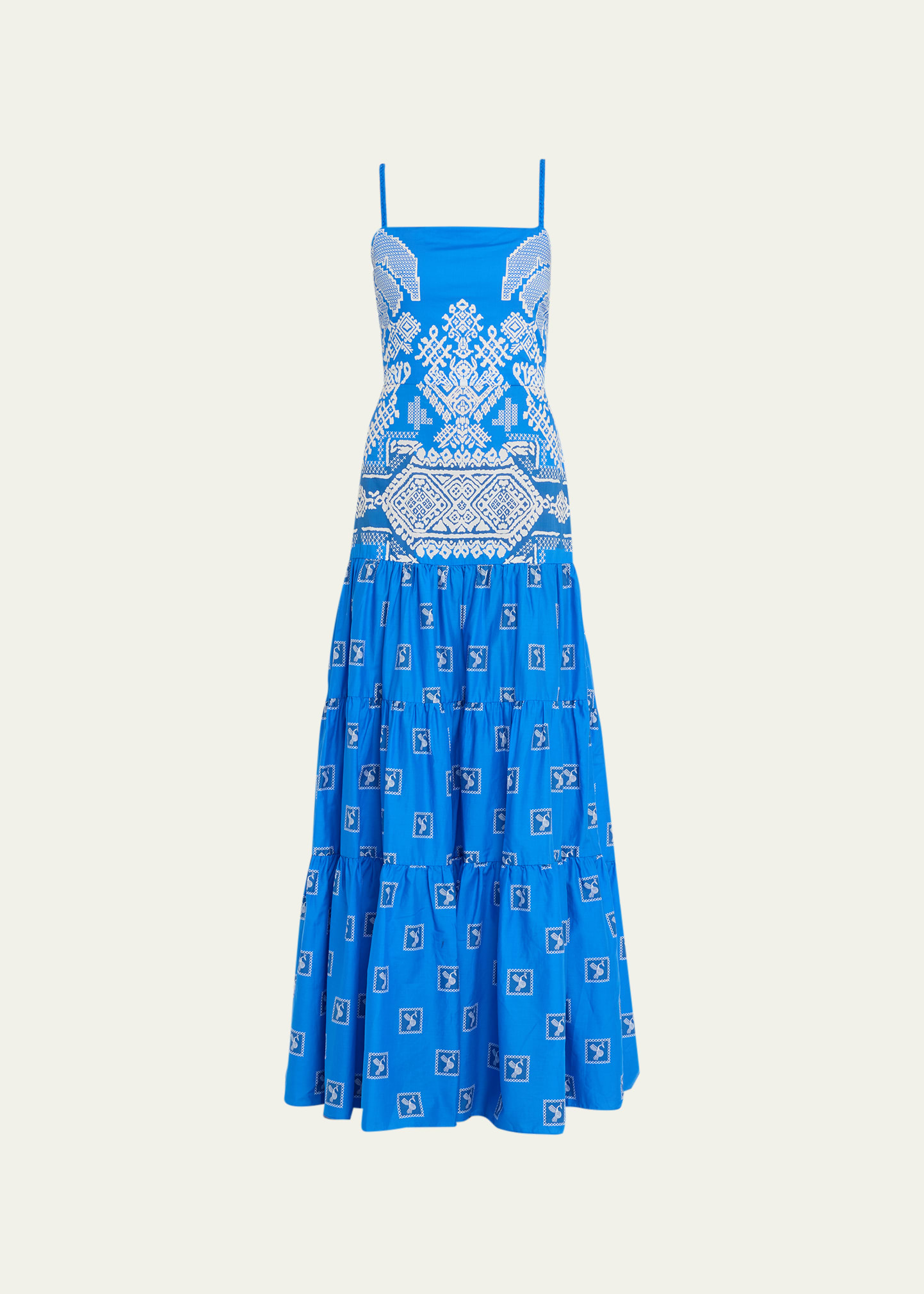 johanna ortiz blue dress Mac Duggal V-Neck Sequin Evening Gown, Size 4, Midnight main image 0