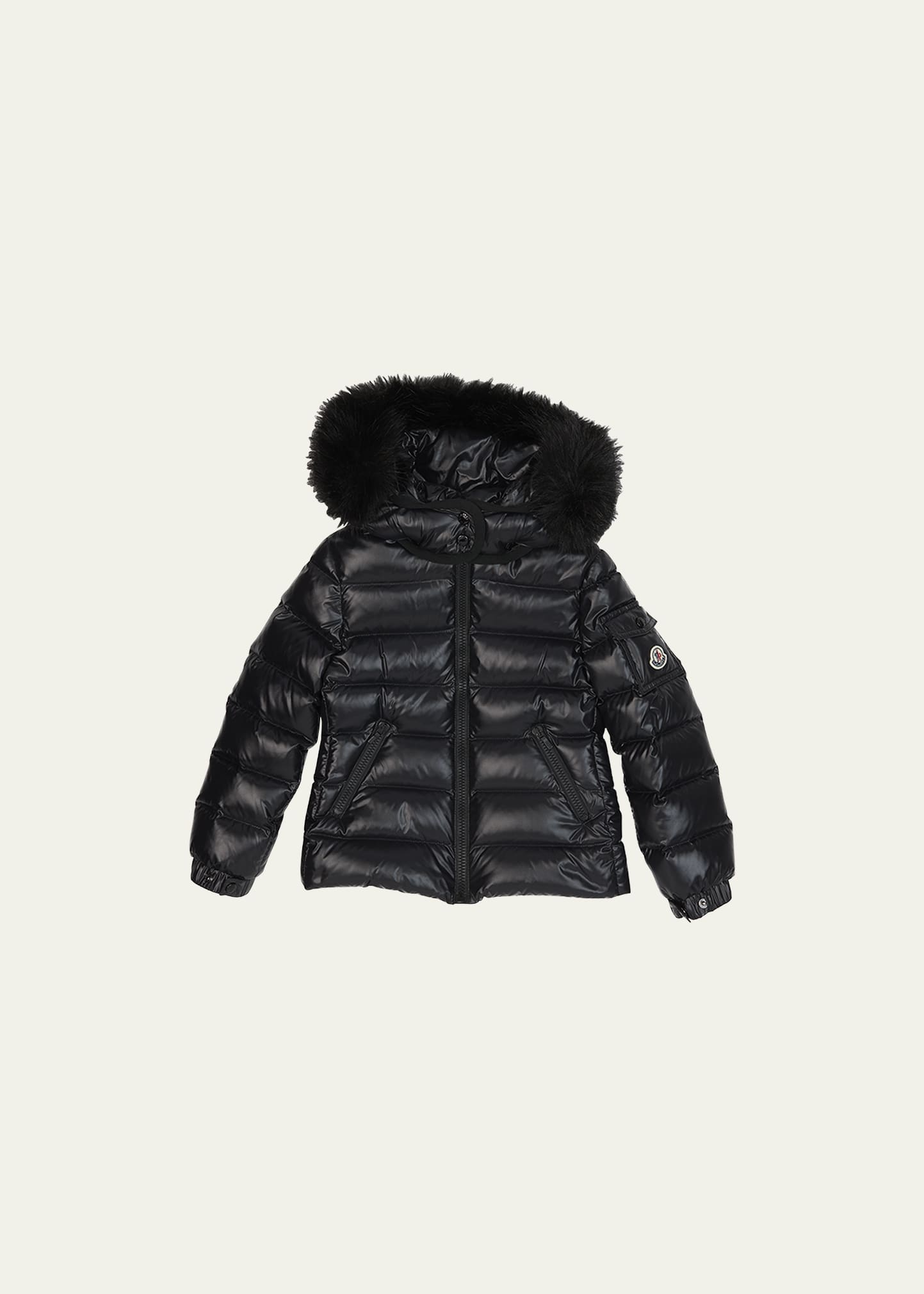 Moncler Kids Bady Faux Fur Quilted Jacket, Size 8-14 - Bergdorf 