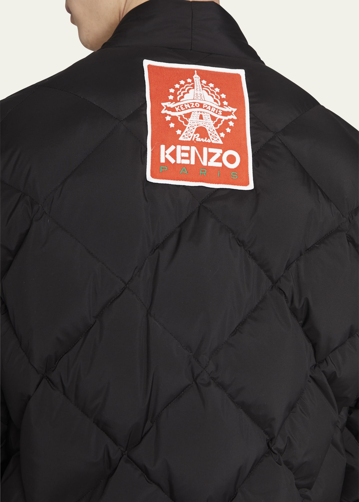 Kenzo Men's Quilted Kimono Down Jacket - Bergdorf Goodman