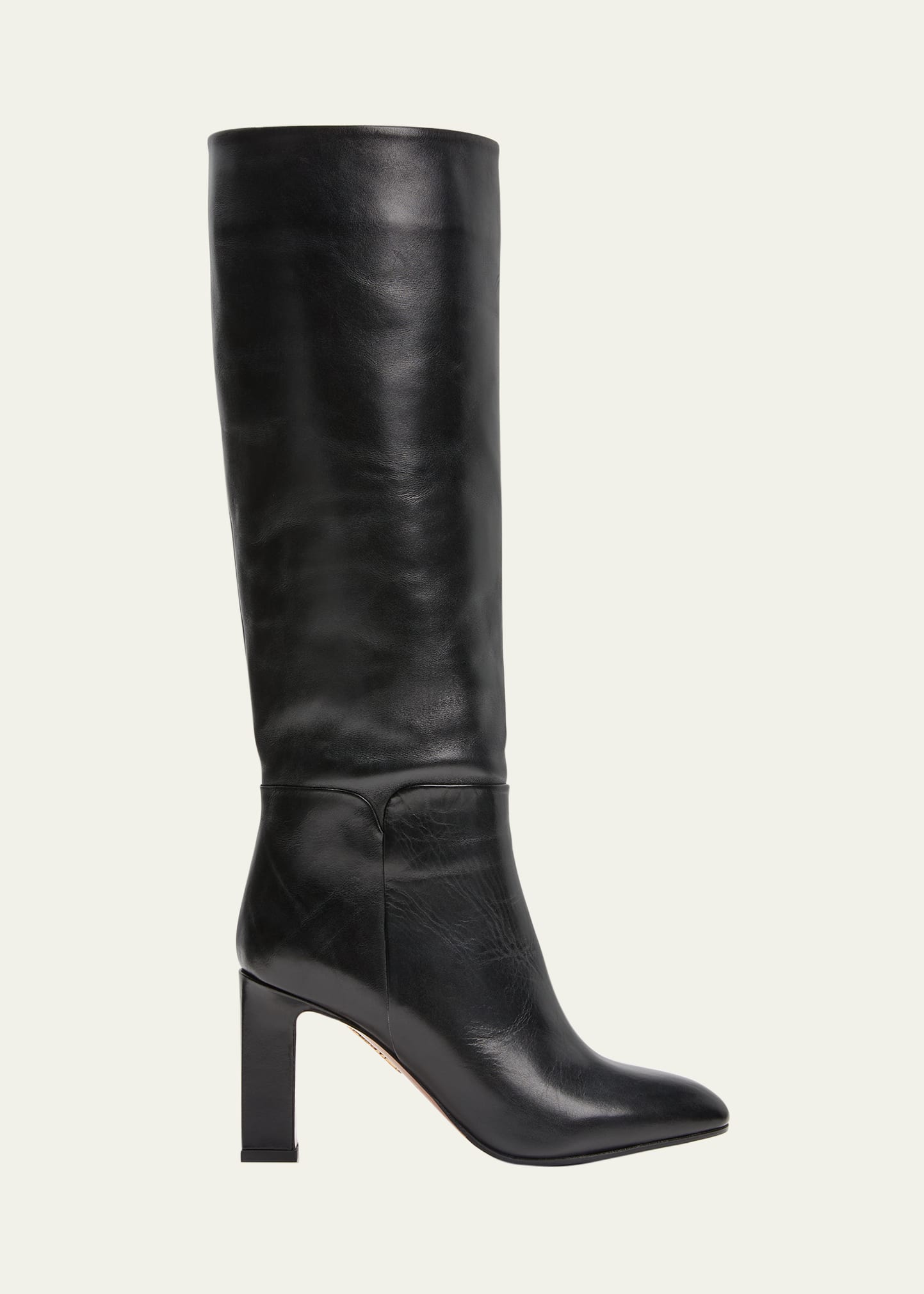 Aquazzura Sellier Calfskin Tall Boots - Bergdorf Goodman