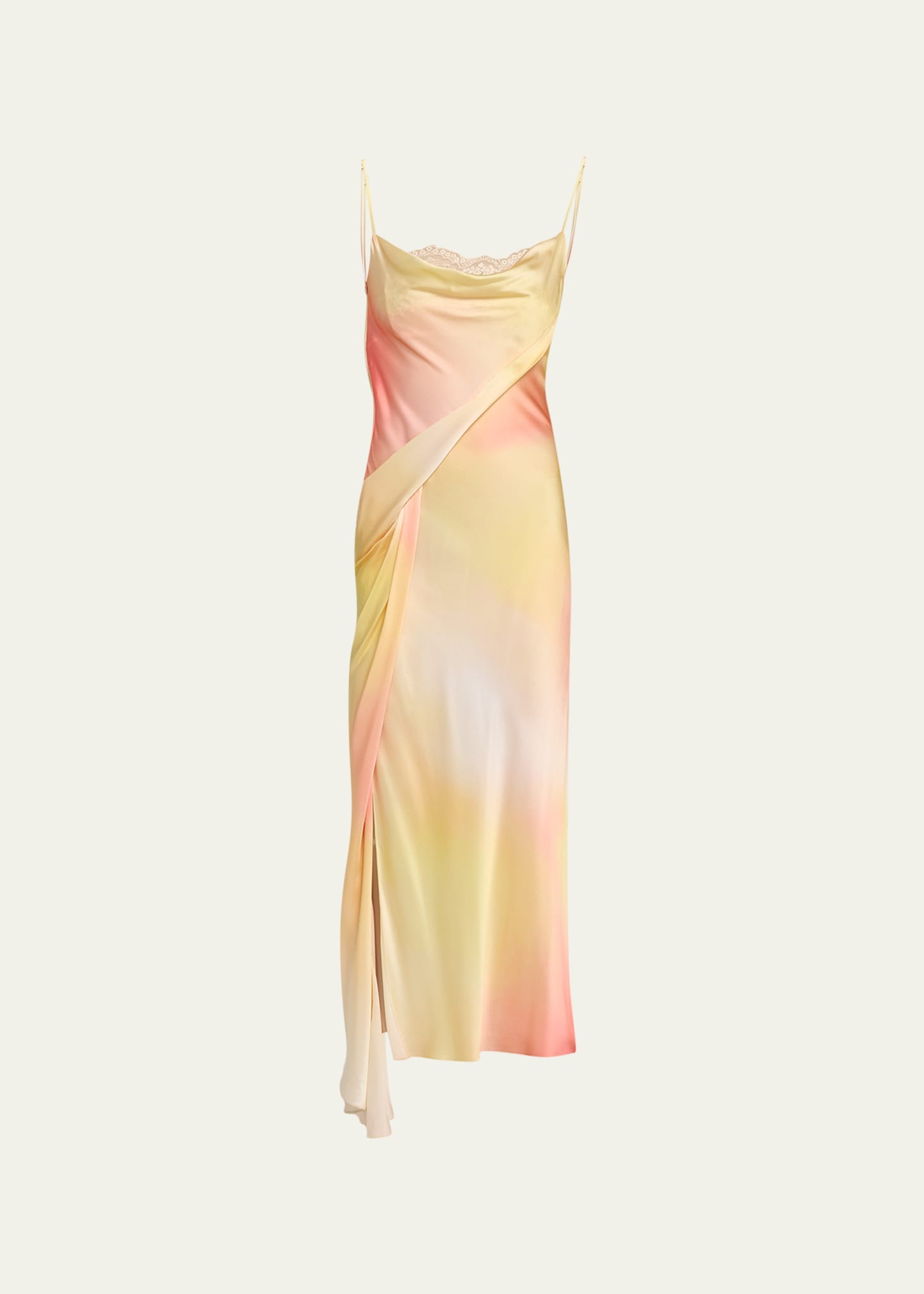 Jason wu shop caramel slip gown