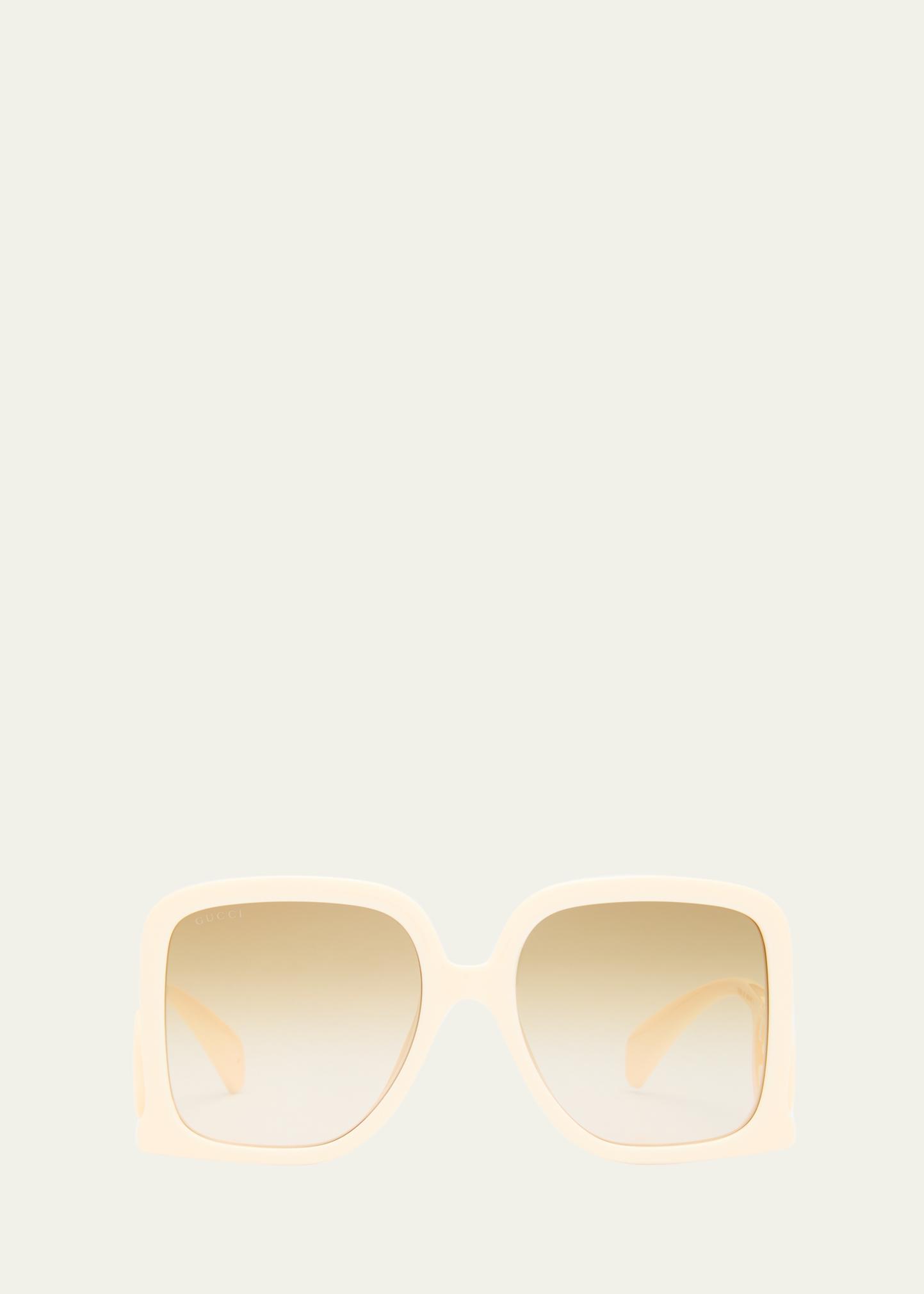 Gucci Gradient GG1326S Square Plastic Sunglasses - Bergdorf Goodman
