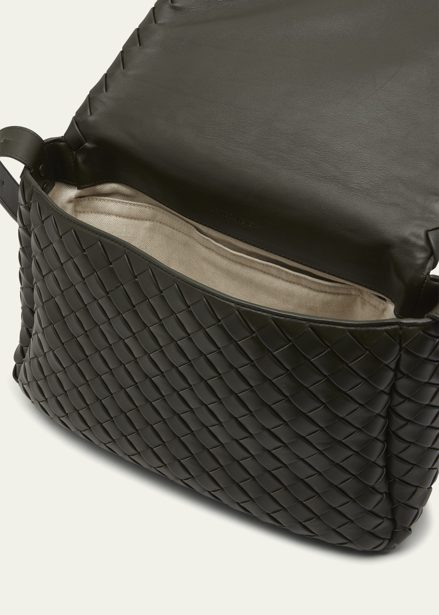 Bottega Veneta Men's Cobble Padded Intrecciato Large Crossbody Bag