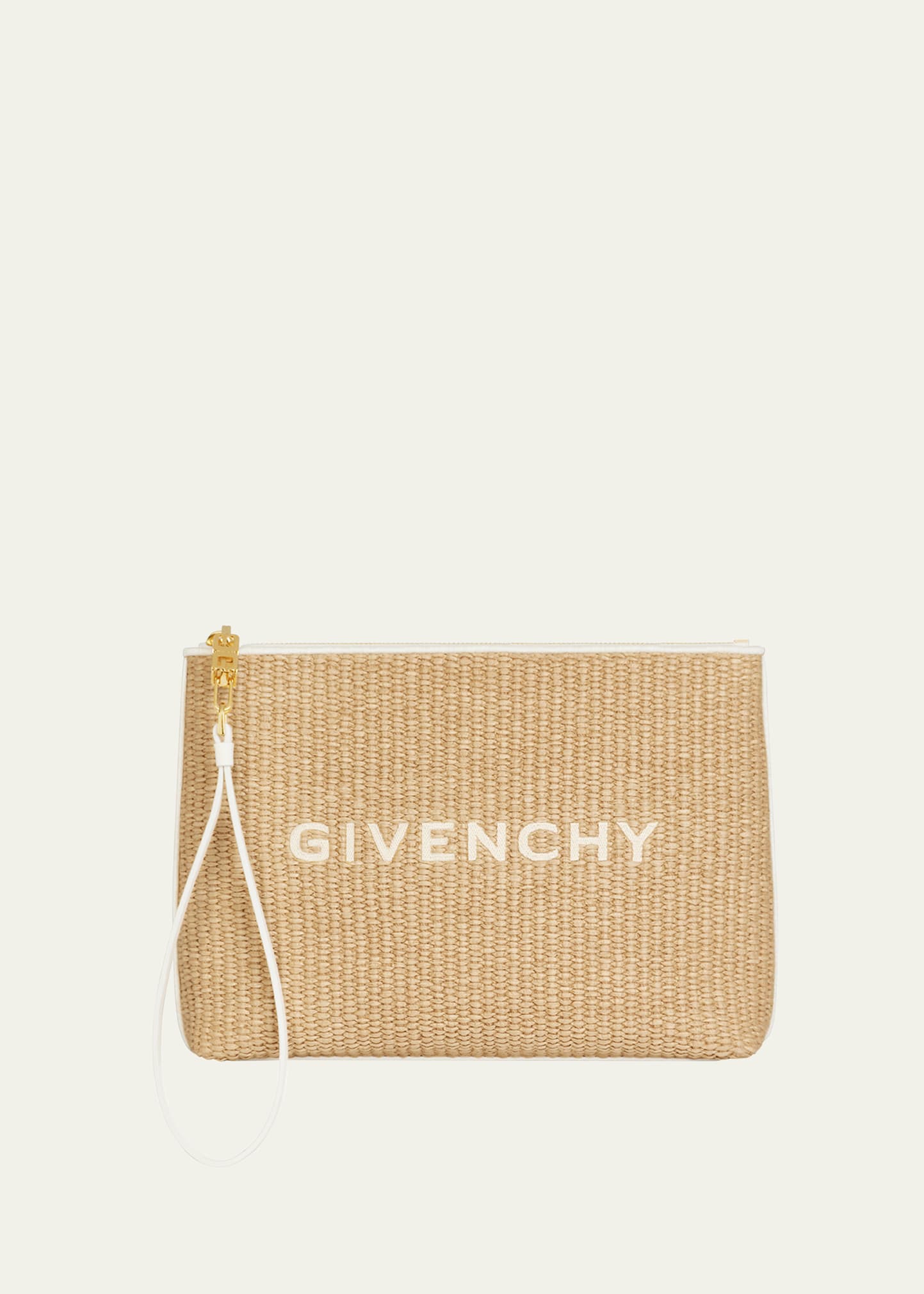 Givenchy Cherry Red Envelope Clutch with Three Compartments