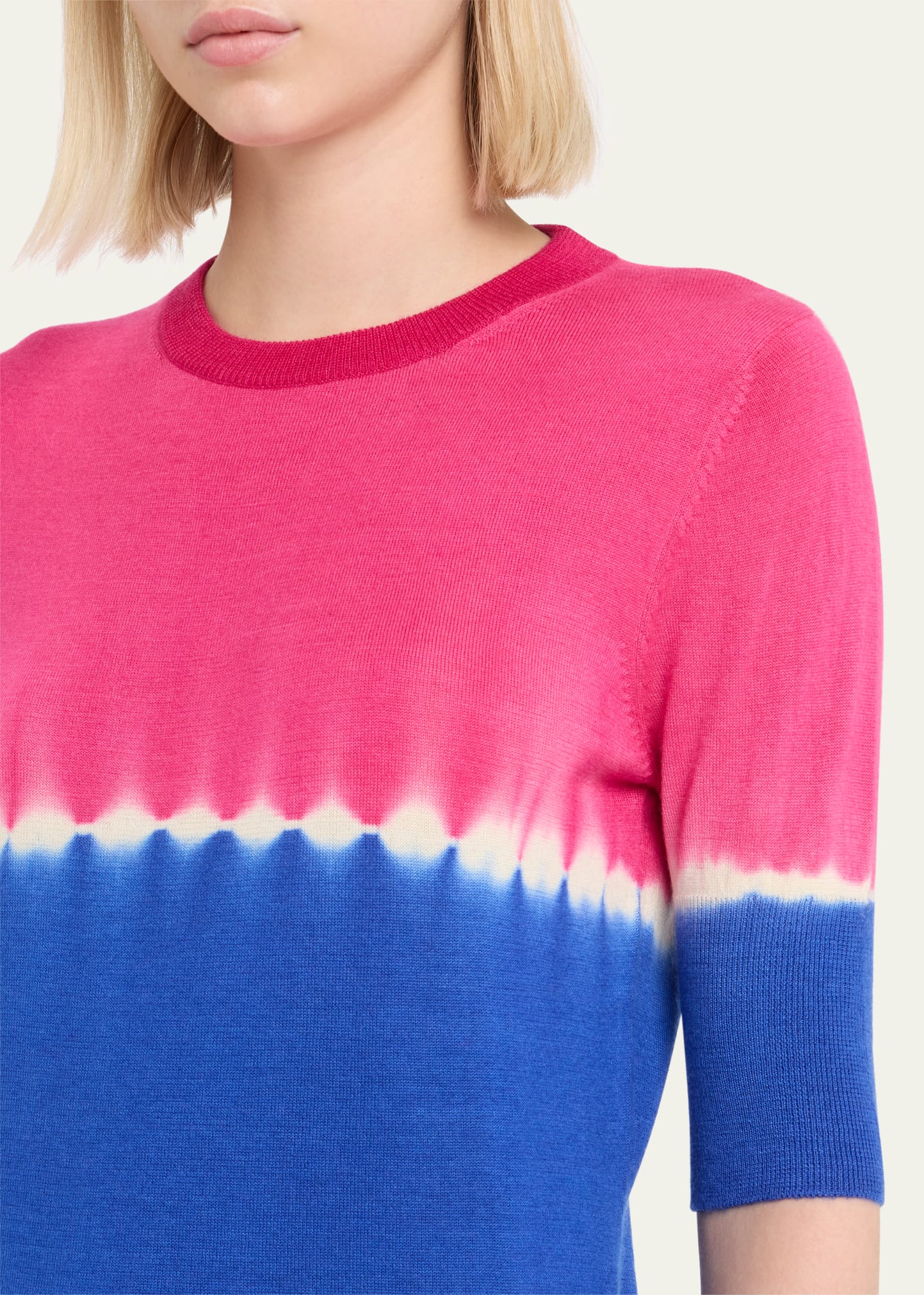 Prabal Gurung Tie Dye Wool Cashmere Sweater Big Apple Buddy