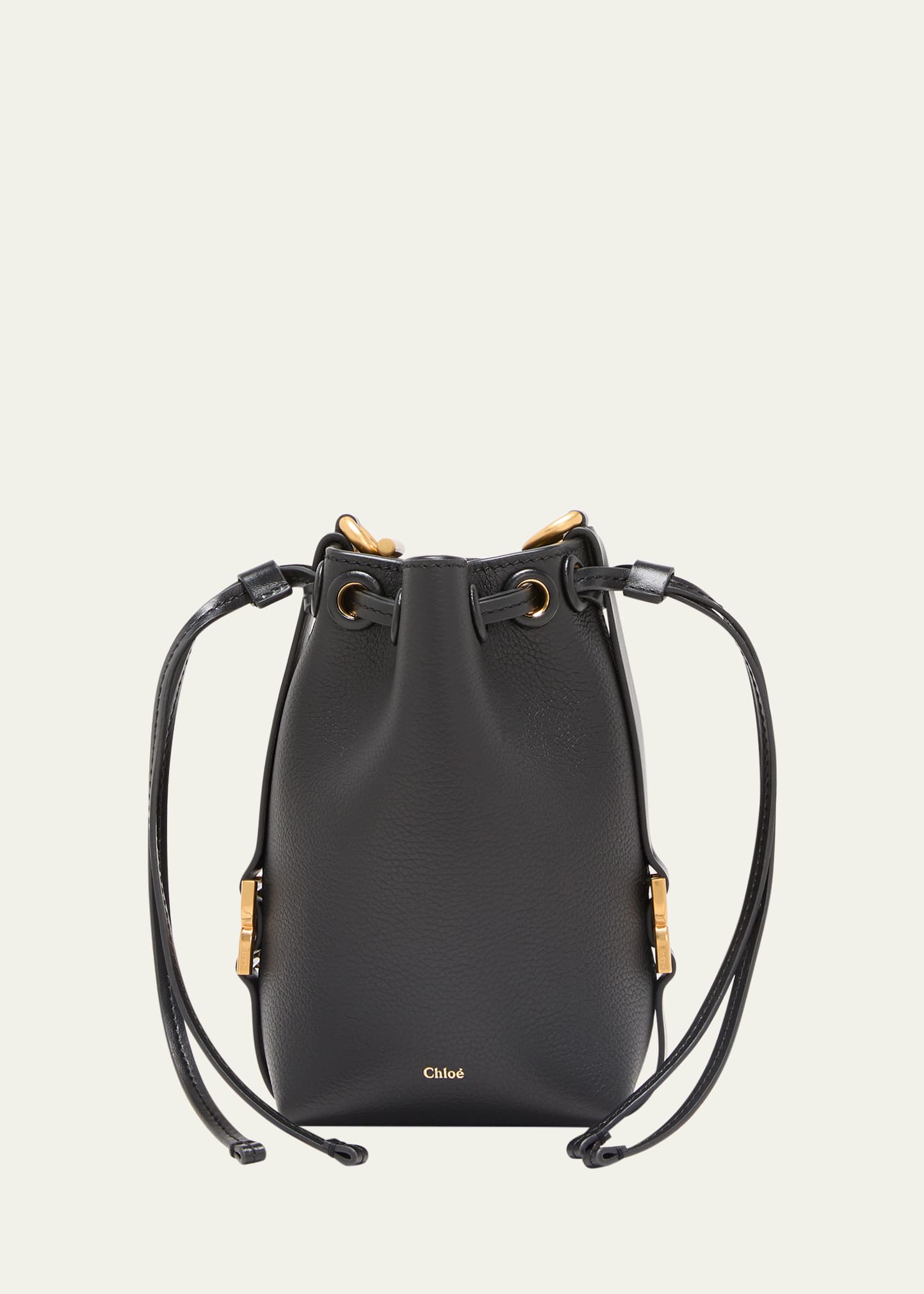 Chloé Marcie Micro Denim Bucket Bag