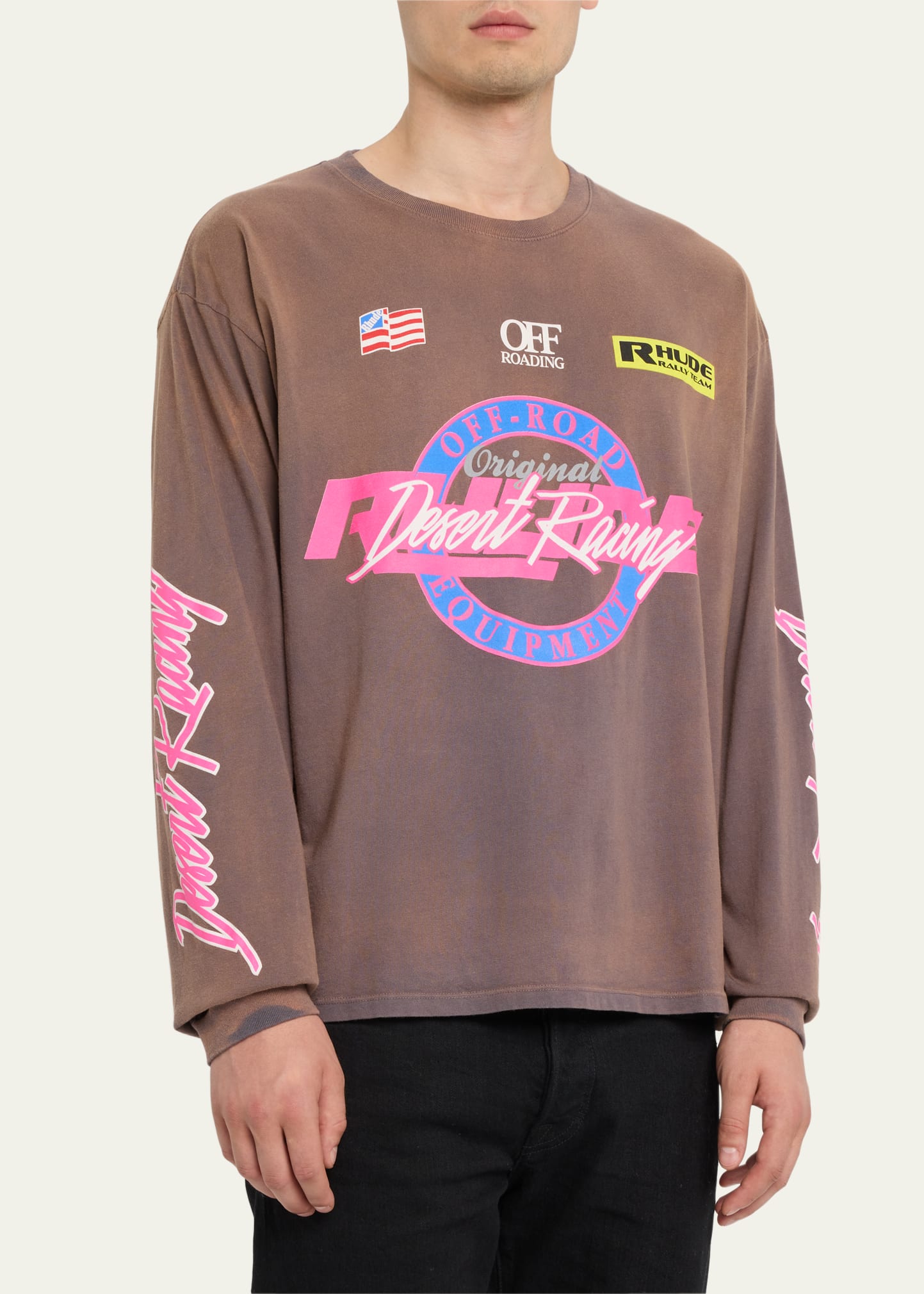 Rhude Men's Desert Racing Jersey T-Shirt - Bergdorf Goodman