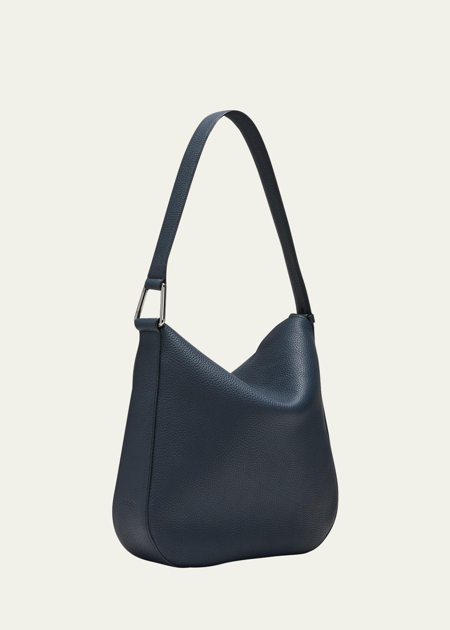Akris Anna Medium Leather Hobo Bag - Bergdorf Goodman