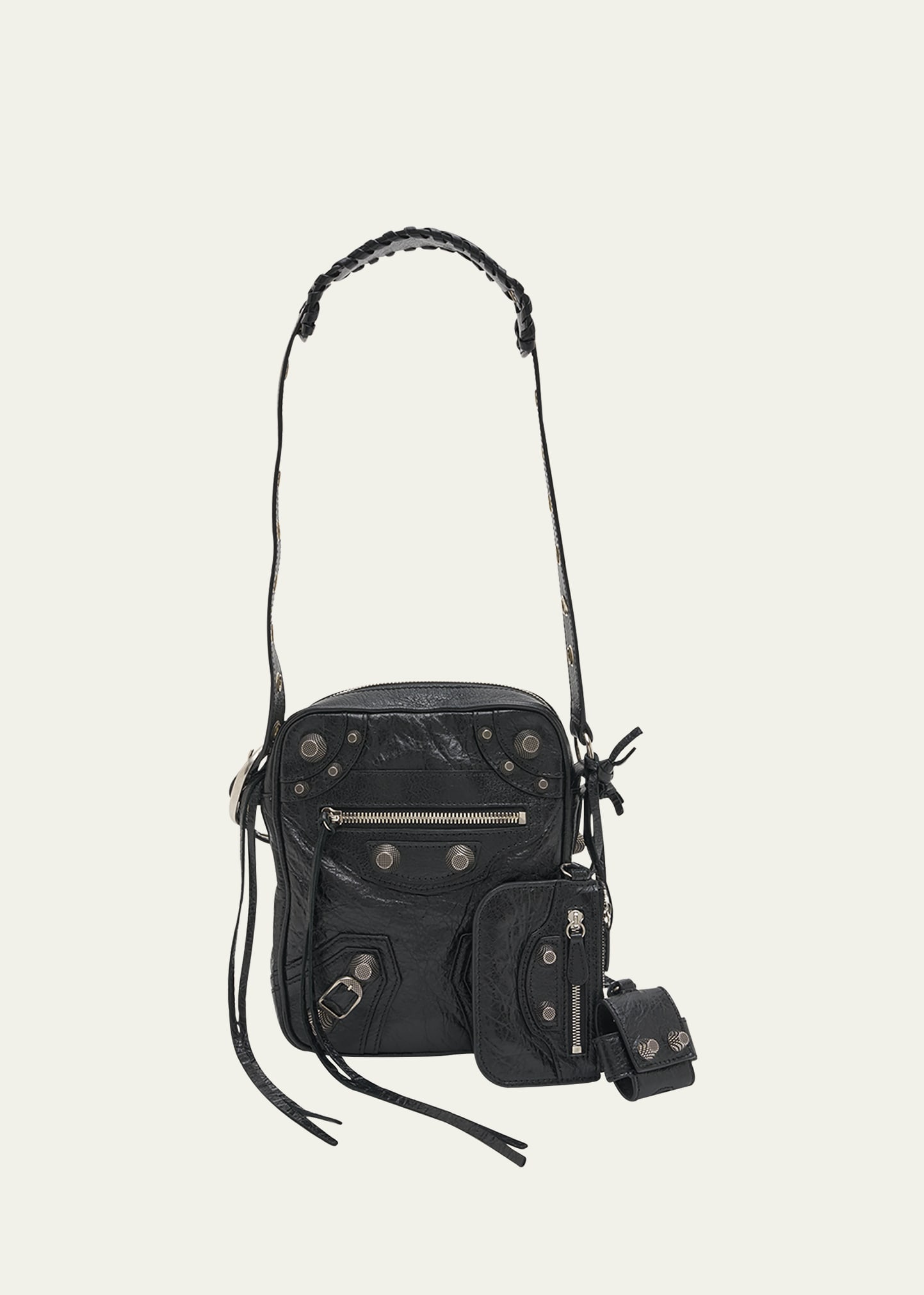 Balenciaga Le Cagole Mini Heart Chain Crossbody Bag - Bergdorf Goodman