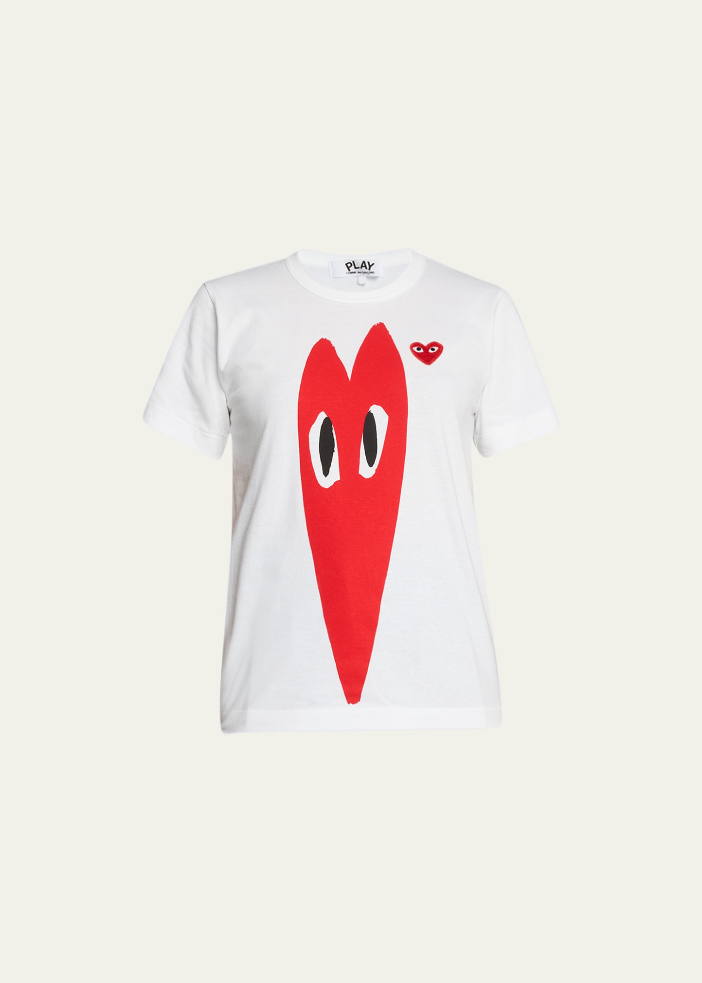 Cdg red outlet heart