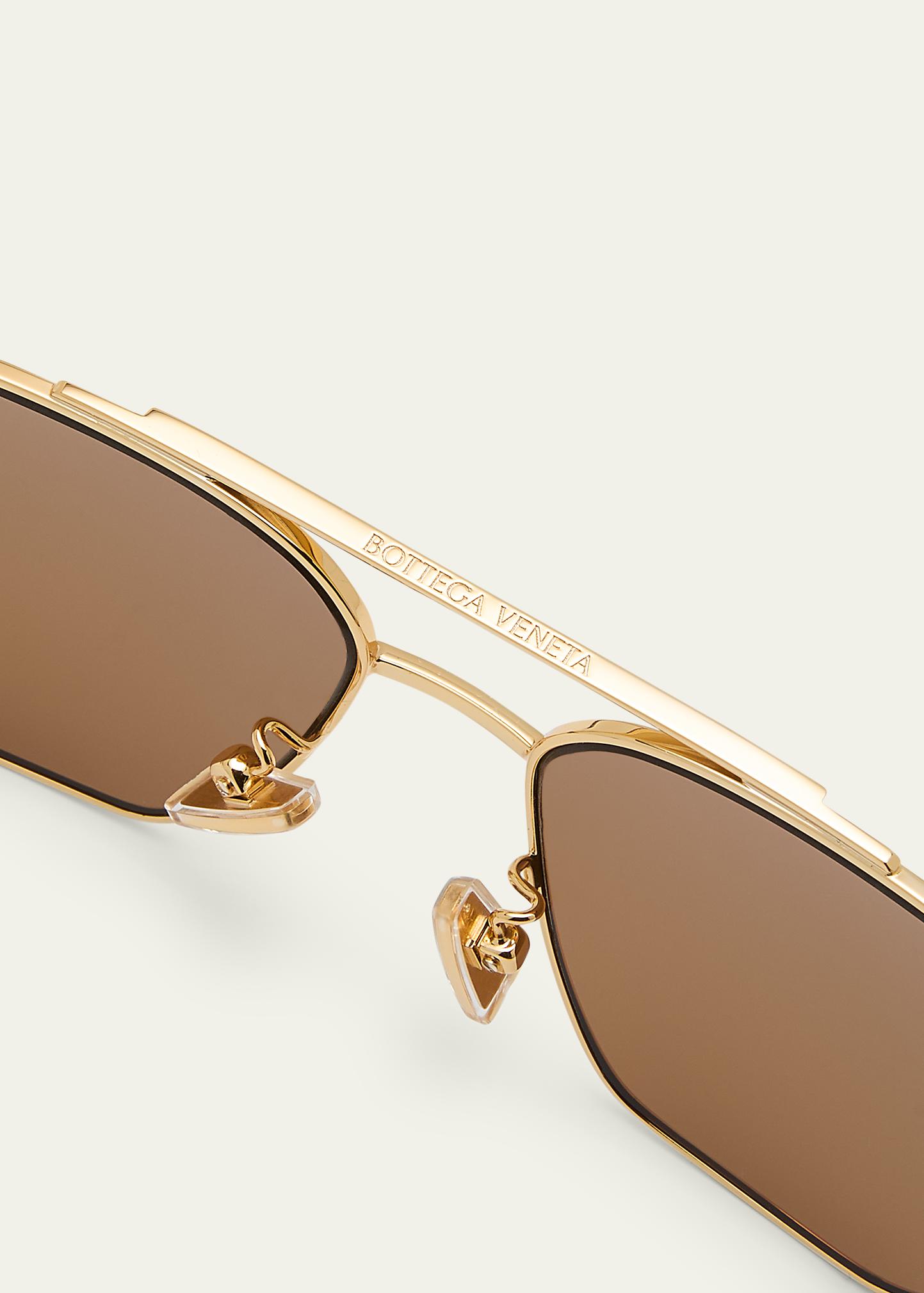 Bottega Veneta Light Ribbon Navigator Metal Aviator  display picture 3