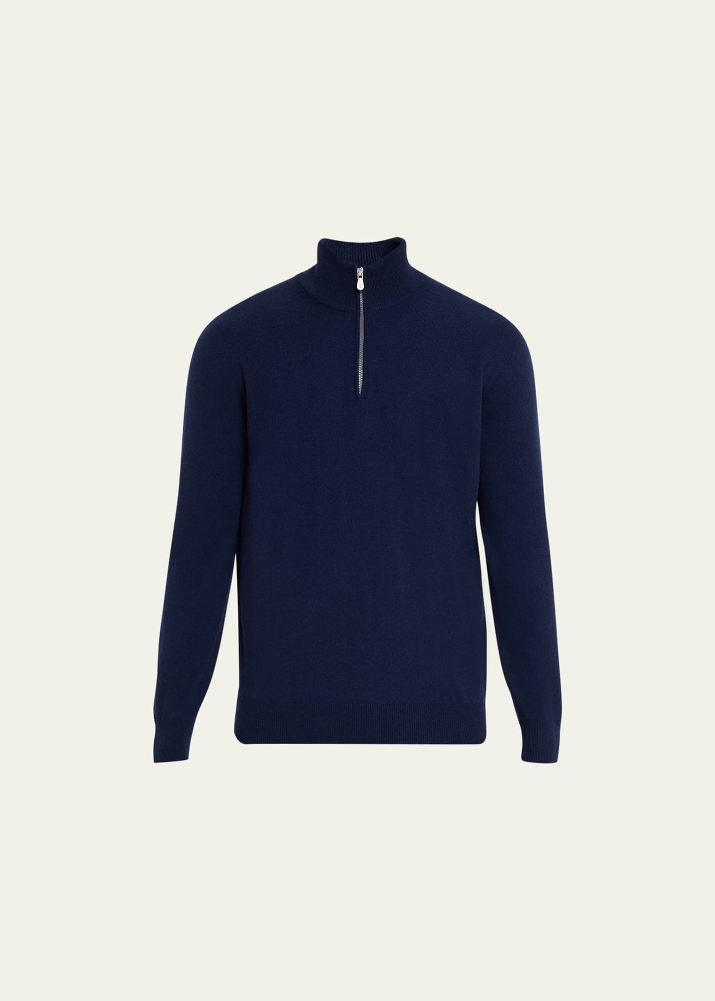 Brunello Cucinelli Men's Cashmere Quarter-Zip Sweater