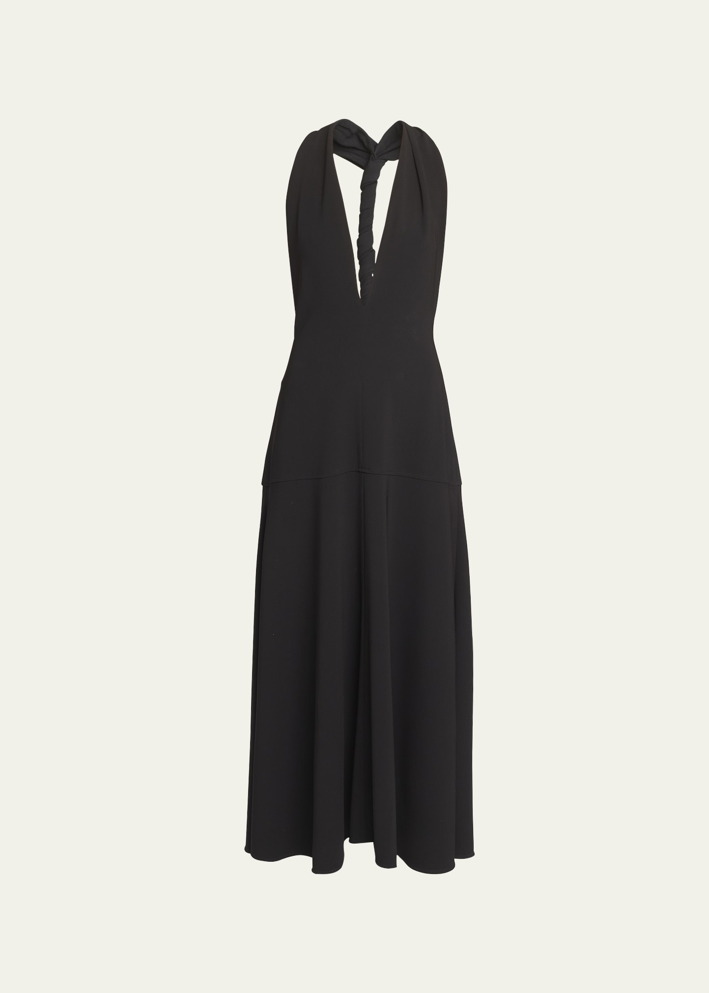 黒マント様 未使用 HOLMENKOL SUPER PRO PLUS Proenza Schouler Matte Viscose Crepe Twist-Back Maxi Dress