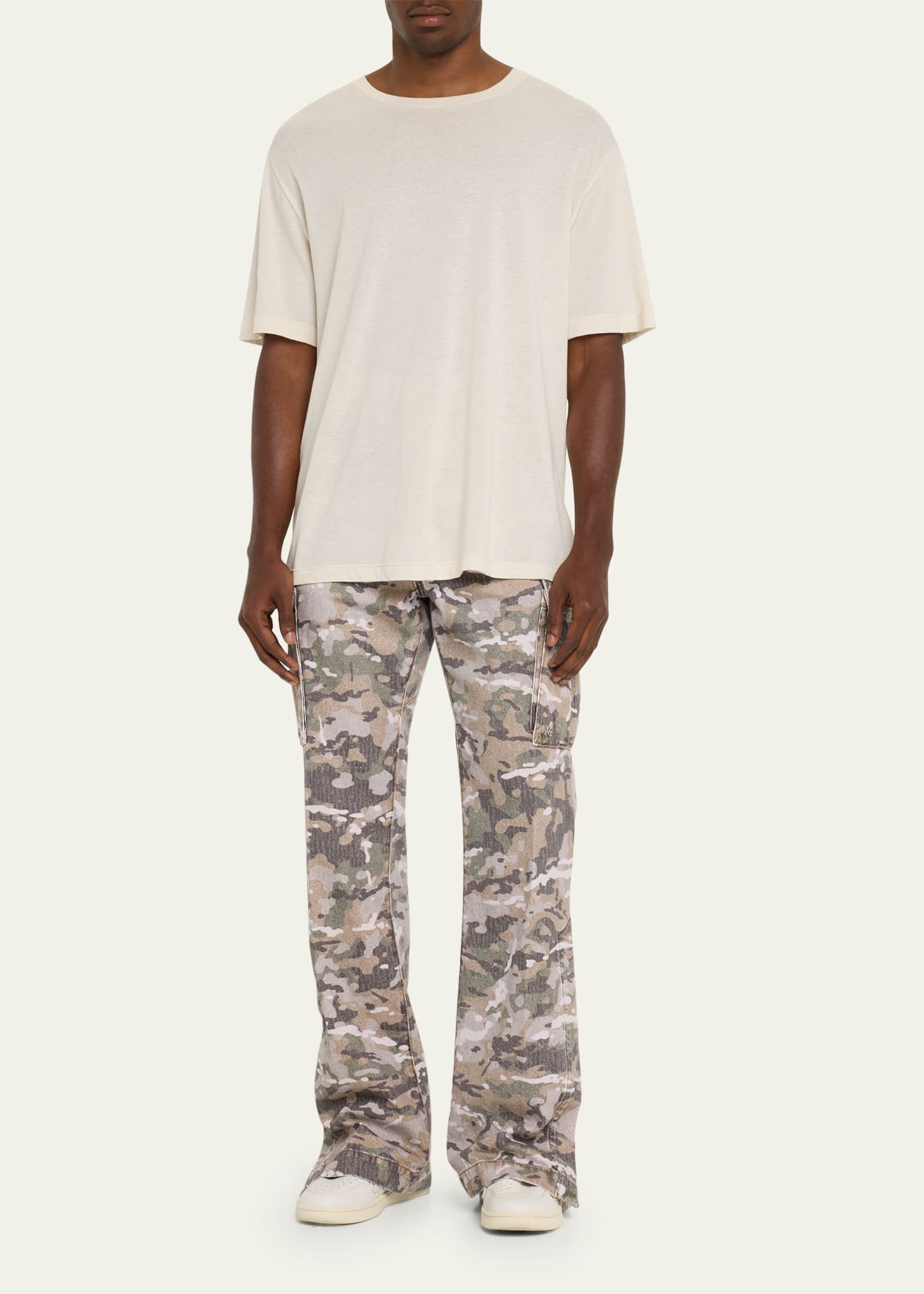 【新品】AMIRI M65 CAMO CARGO KICK FLARE 31 Amiri Men's Camo Kick Flare Cargo Pants - Bergdorf Goodman