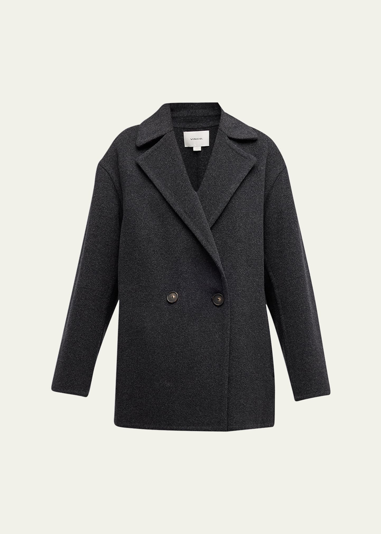 Vince patch pocket on sale wool car coat