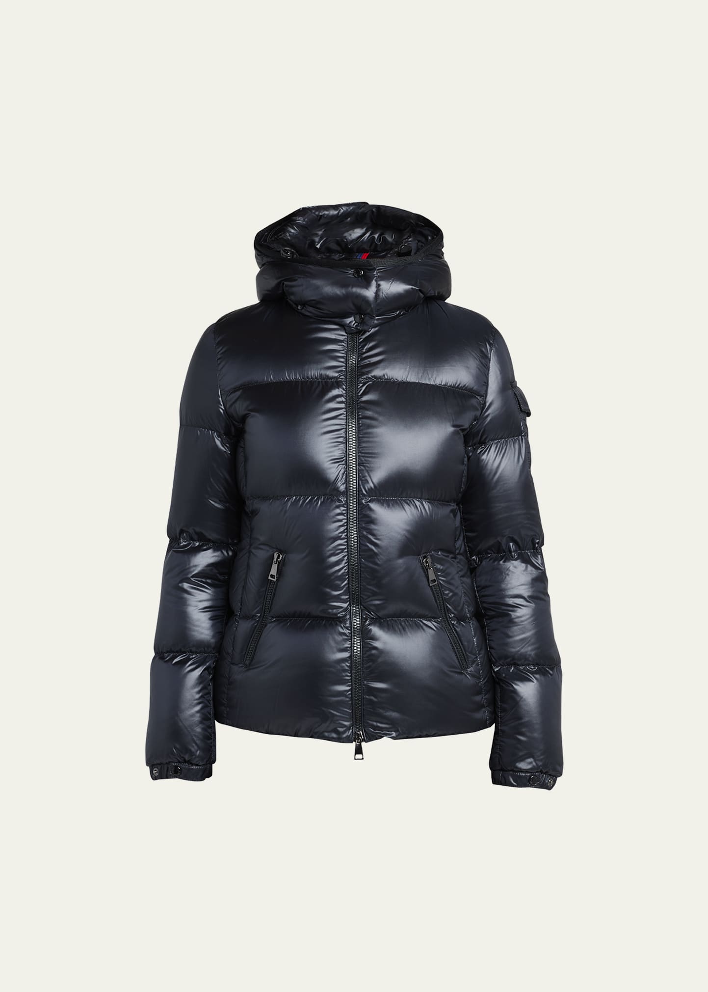 Moncler Maire Shiny Puffer Jacket with Removable Hood - Bergdorf Goodman