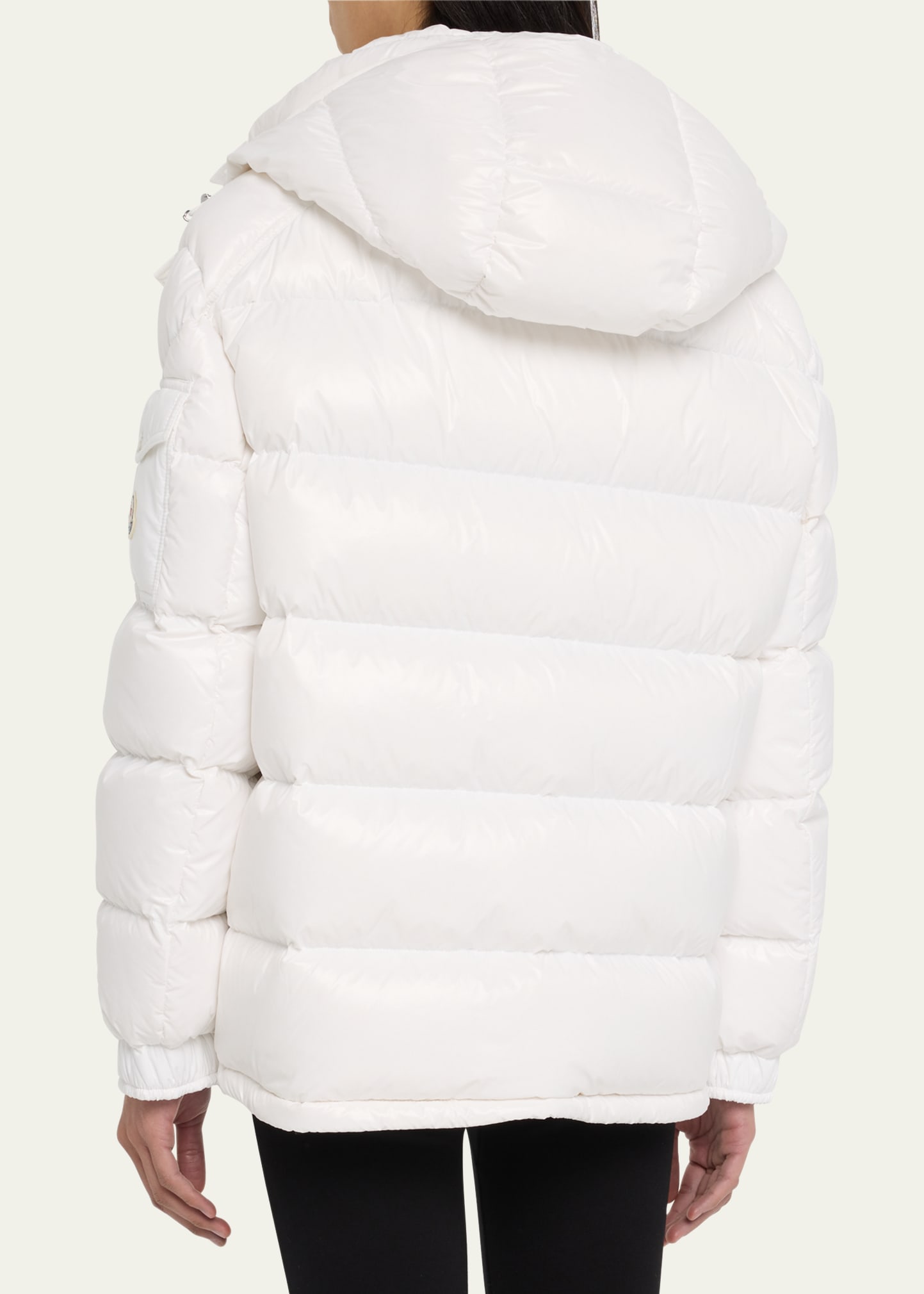 Moncler Maire Shiny Puffer Jacket with Removable Hood - Bergdorf