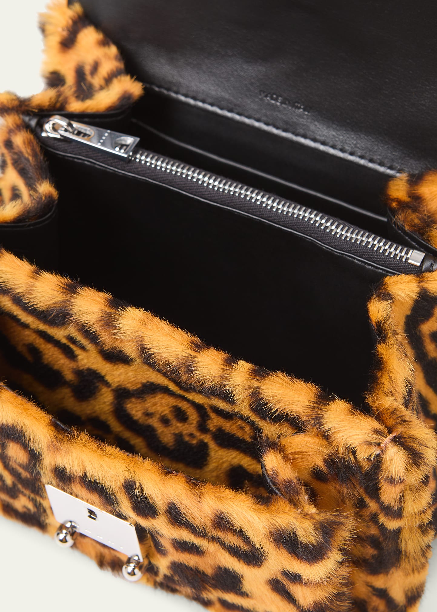 Marni Mini Trunk Leopard Calf Hair Crossbody Bag - Bergdorf Goodman