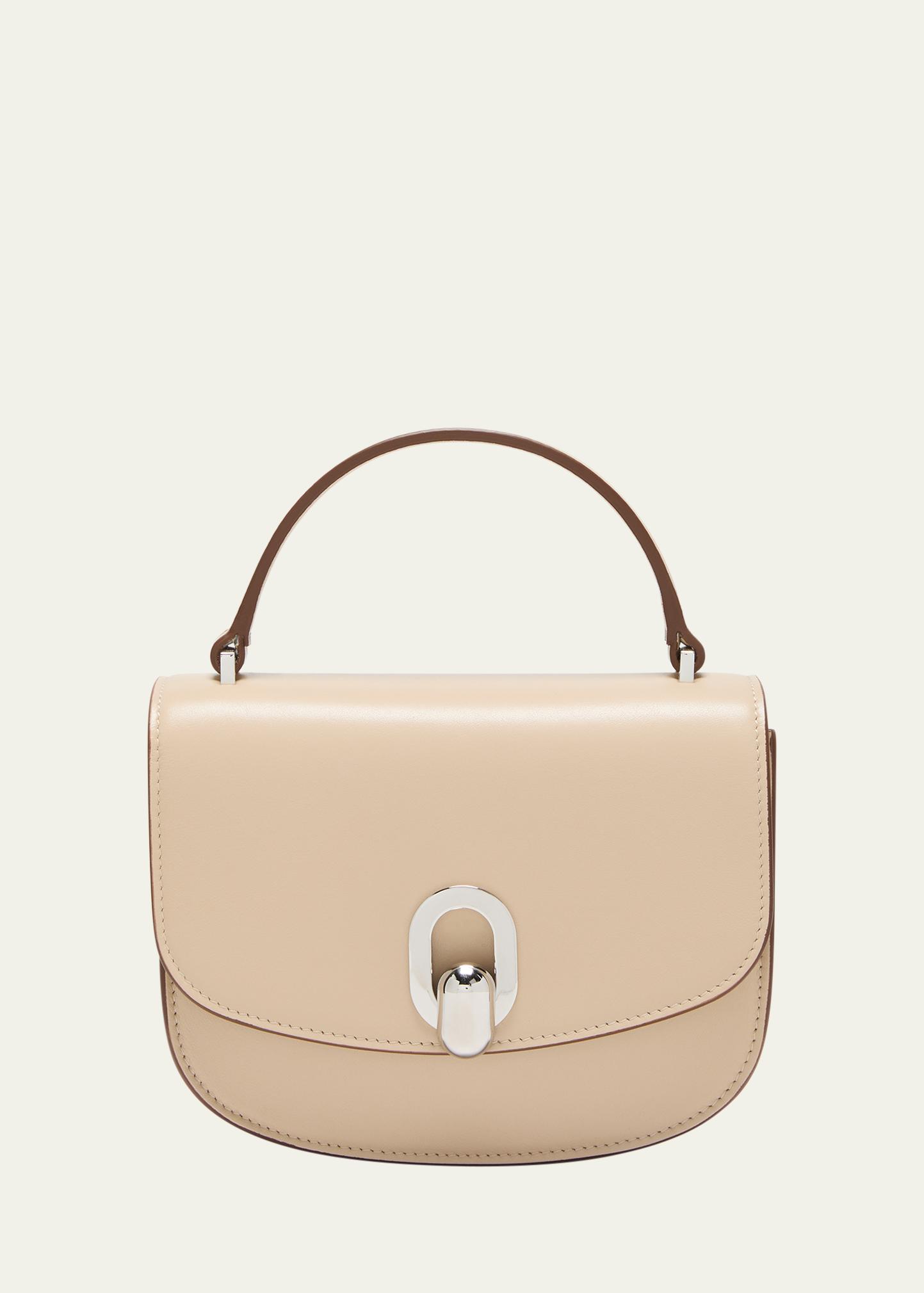 Savette Tondo Mini Leather Top-Handle Bag - Bergdorf Goodman