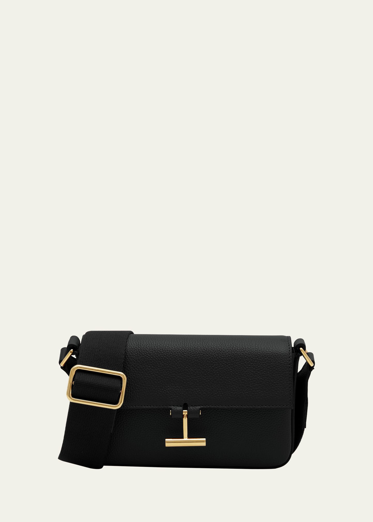TOM FORD Tara Mini E W Crossbosy in Grained Leather with Webbed Strap Bergdorf Goodman
