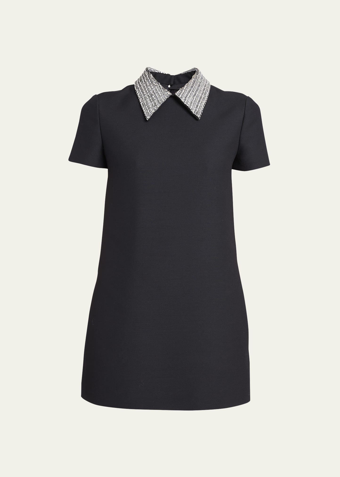 black bottom white top dress Mill Women's dress with a pleated skirt, Parisienne - Black