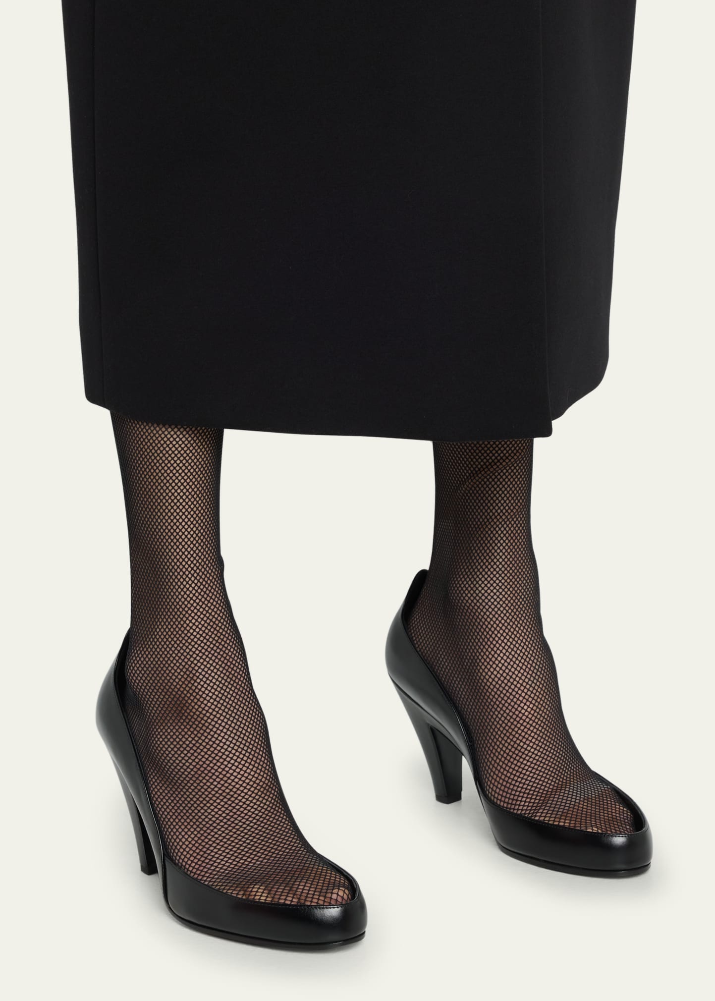 【完売品】ザロウThe Row Sock Pump in Nylon 36 THE ROW Nylon Over-The-Knee Sock Pumps - Bergdorf Goodman