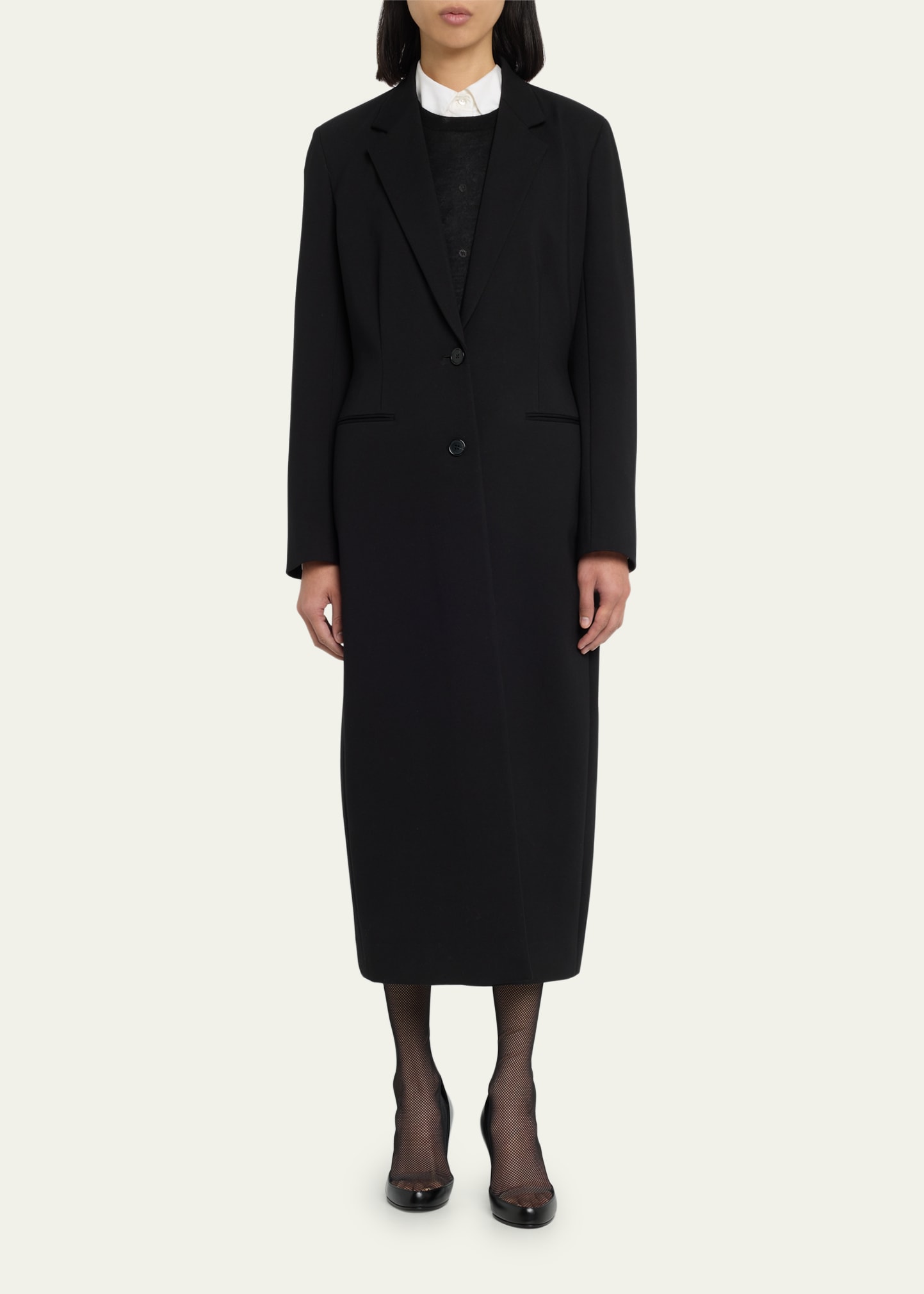 THE ROW Nylon Over-The-Knee Sock Pumps - Bergdorf Goodman